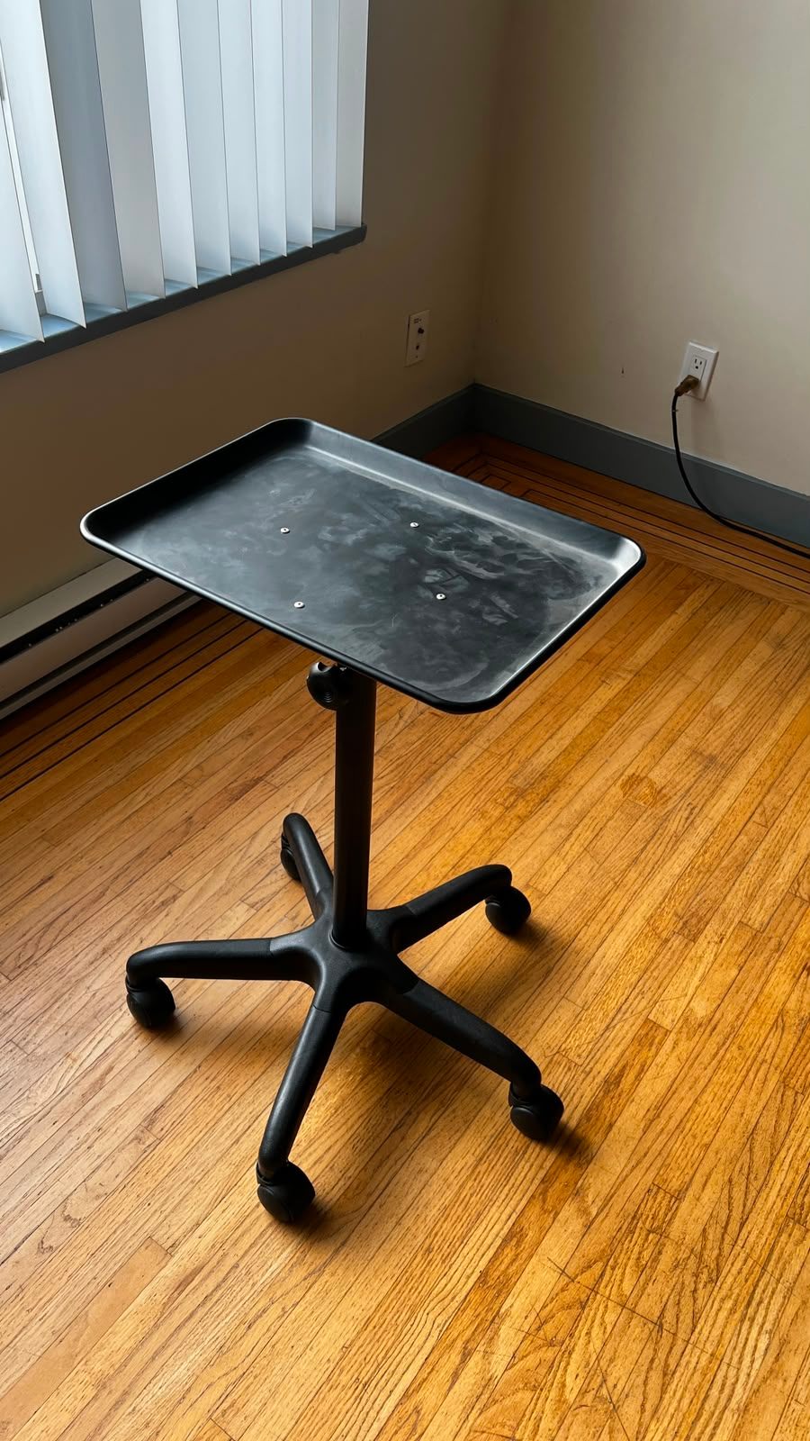 Adjustable Rolling Tray Stand