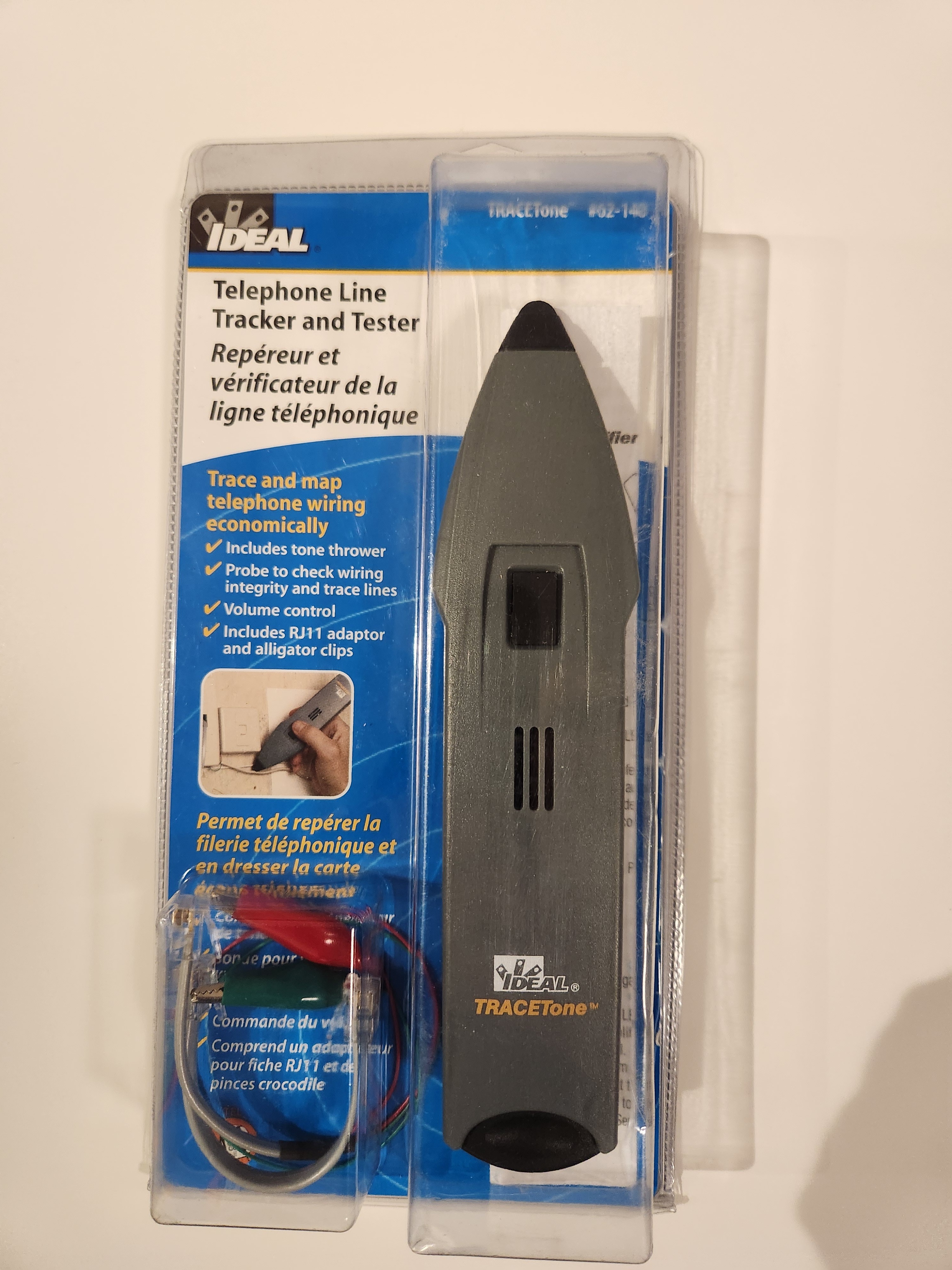 Ideal TRACETone Telephone Line Tracker and Tester (#62-140)
