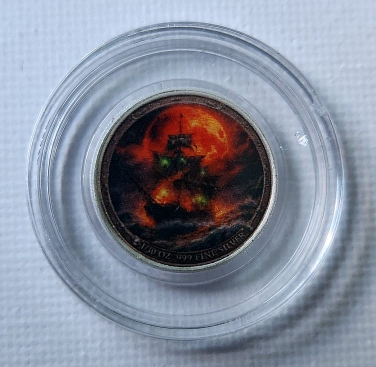Blood Moon Requiem — 1/10 oz .999 fine silver - photo 2