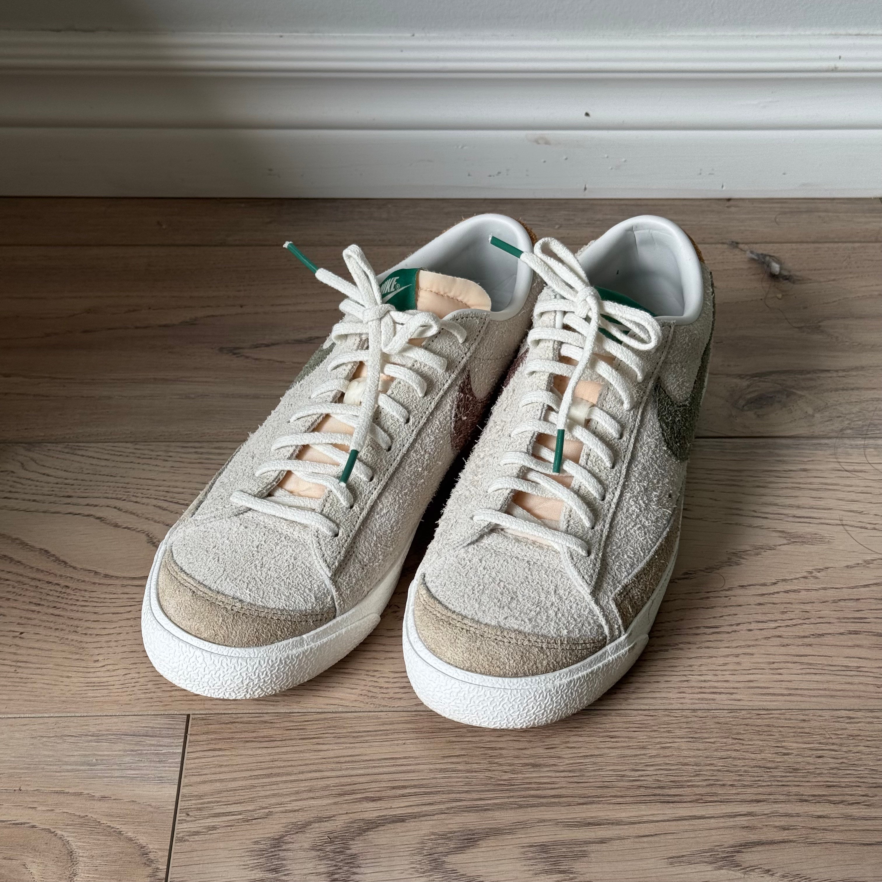 New Nike Blazer Low ’77 Jumbo — Sail Green Tan, Men’s 10.5