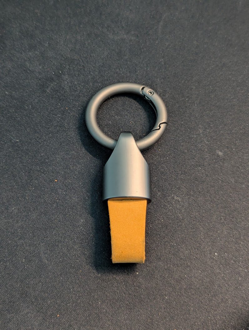 Suede Keychain for car keys or fobs (new)