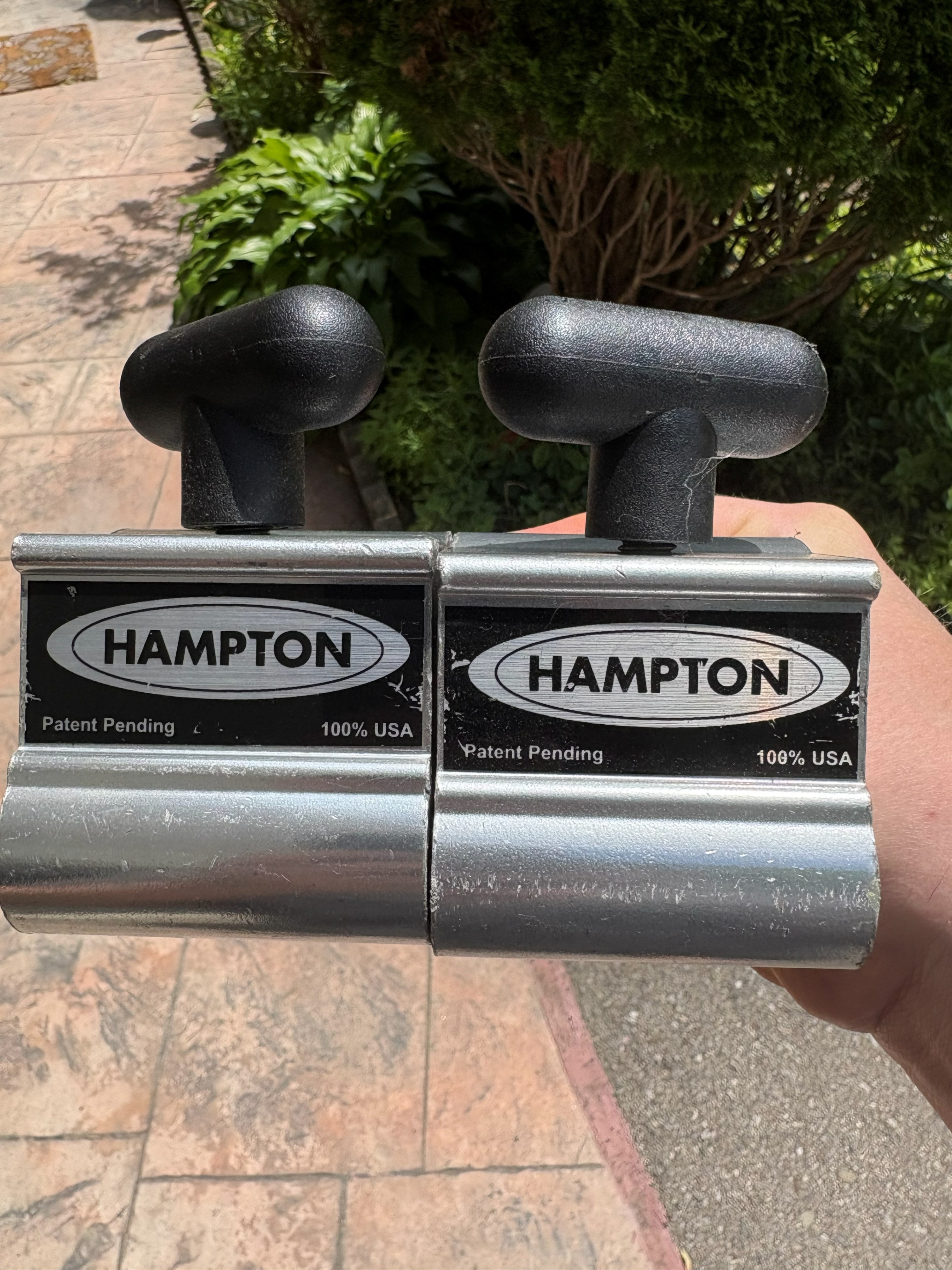 Hampton Fitness Olympic Barbell Collars, Pair, 2" Cam-Lock