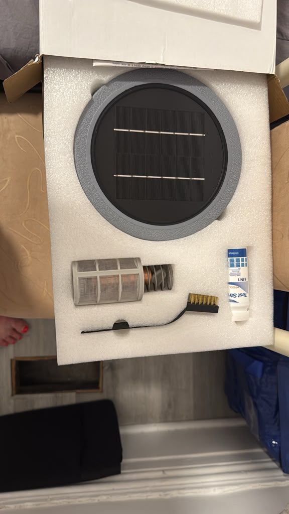 Solar Copper Pool Ionizer for Above Ground Pools, - photo 2