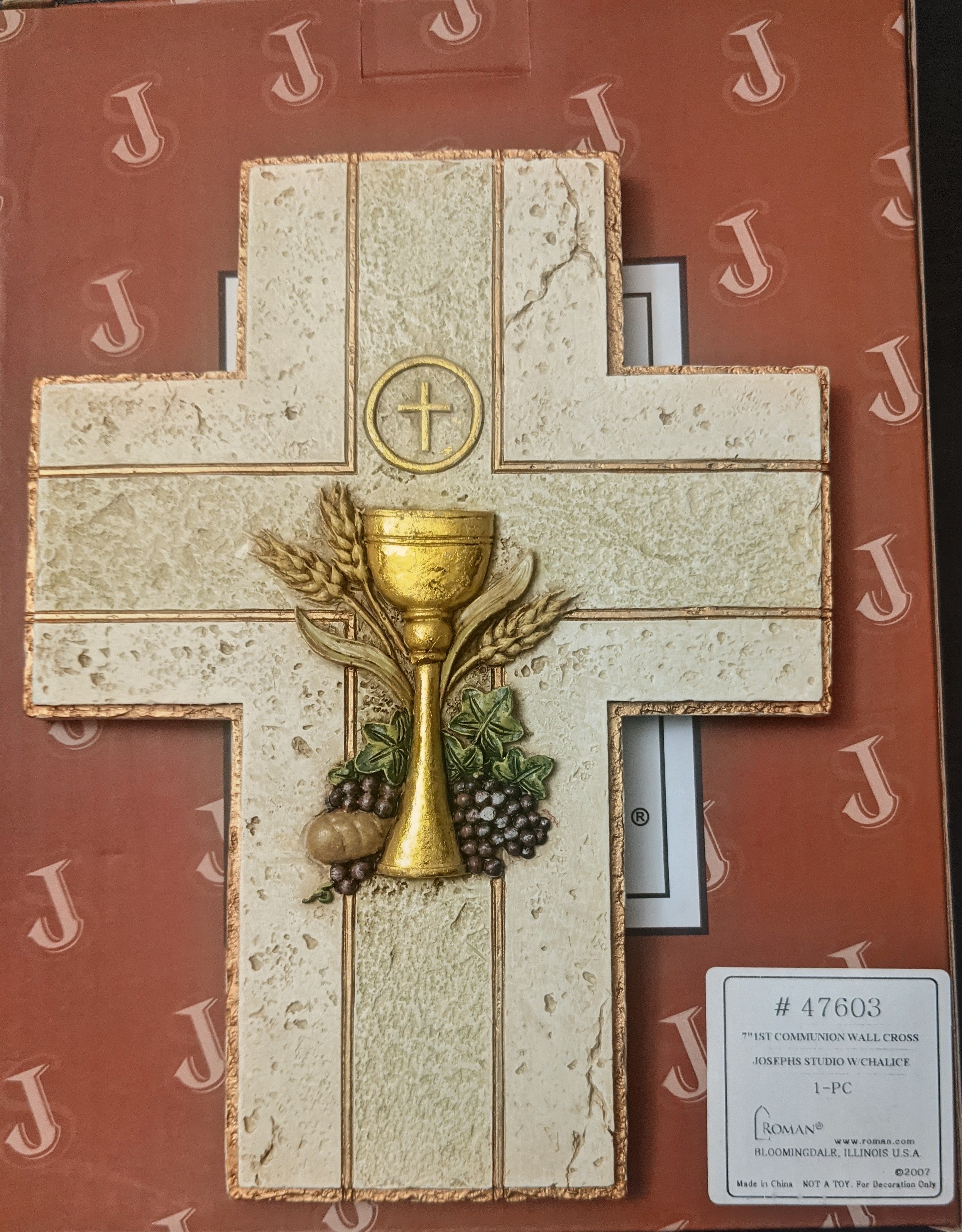 Beautiful First Communion Gift - Wall Cross - Perfect Gift!