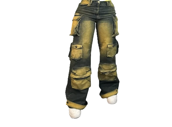 Women's fashion multi pocket streetwear - photo 4