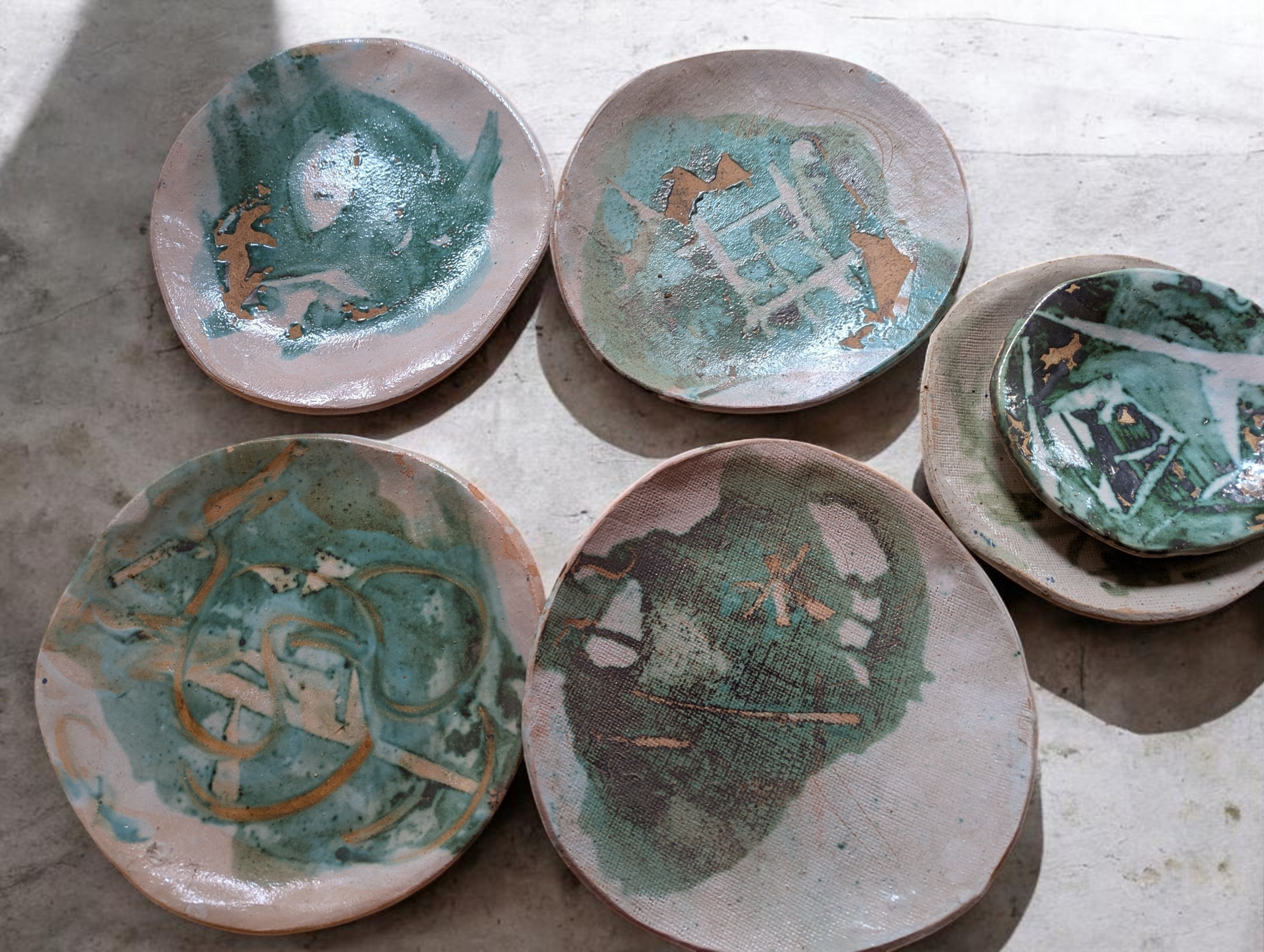 Original Debbie Kahn Ceramic Set