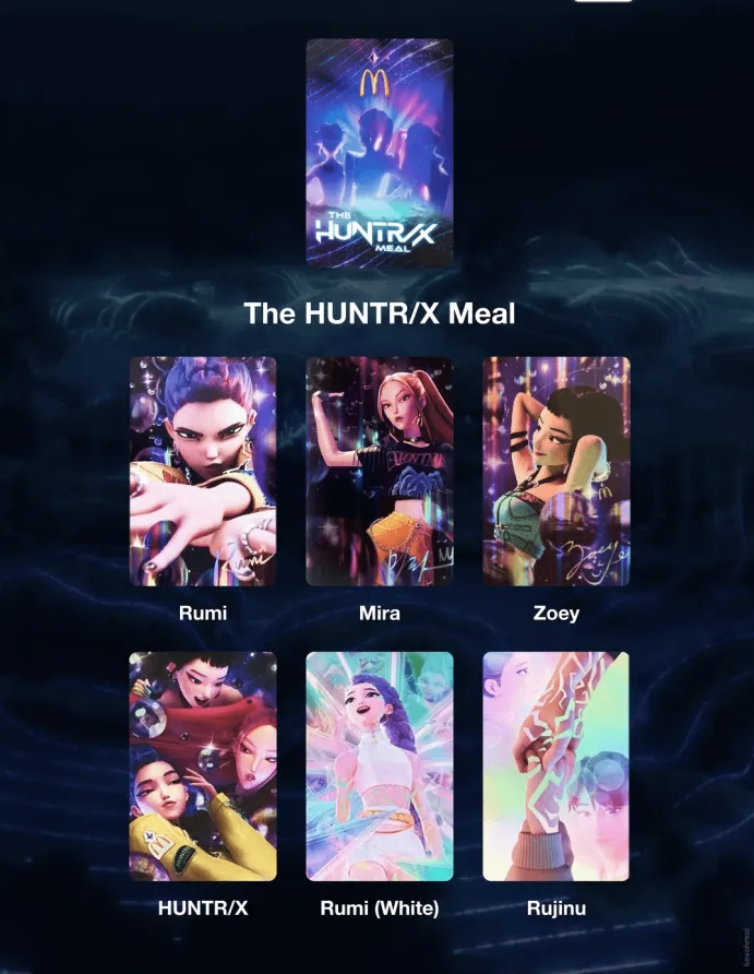 McDonald’s K-Pop Demon Hunters Photocard COMPLETE SET 13 Cards - photo 5