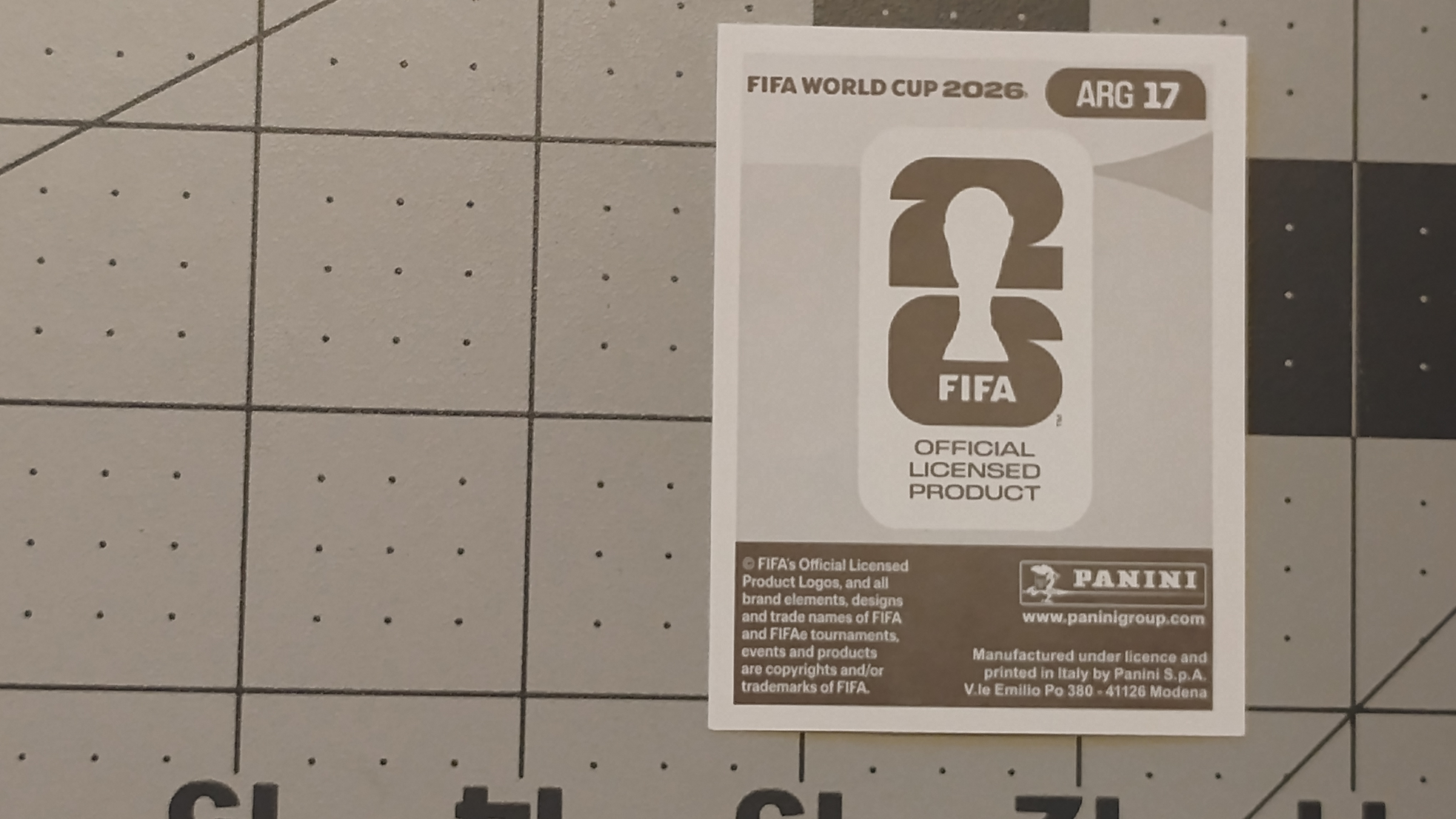 Lionel Messi Argentina ARG 17 FIFA World Cup 2026 Panini Sticker - photo 2