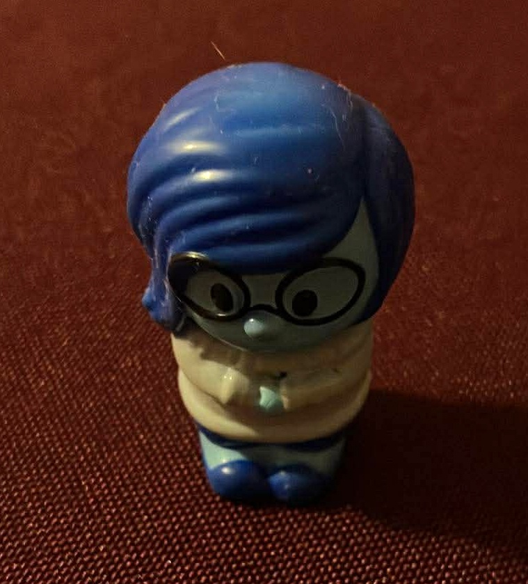 Disney Inside Out Sadness Ooshies Pencil Topper - 1 1/2 Inches