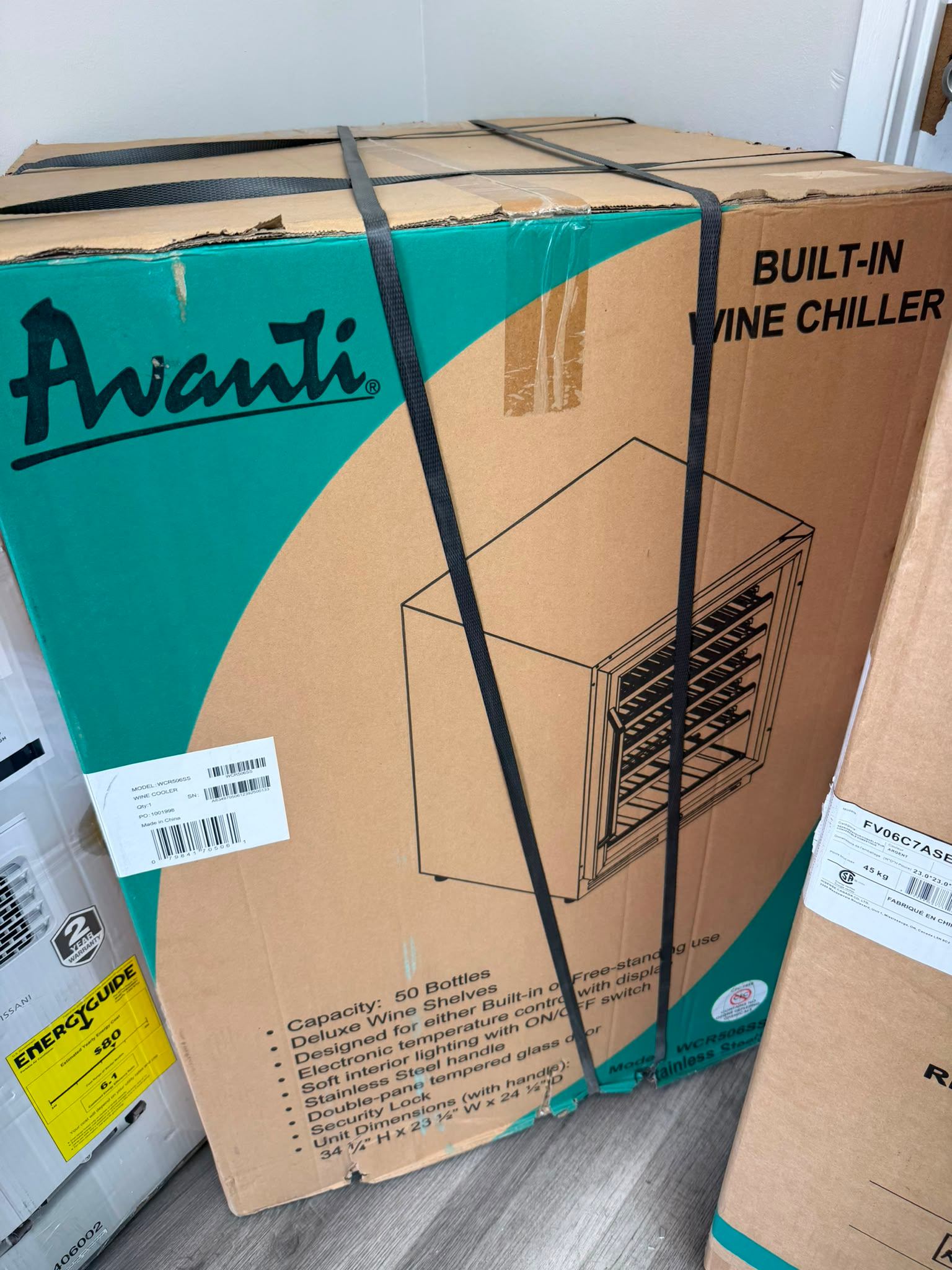 Avanti Built-In Wine Chiller - 50 Bottle Capacity
