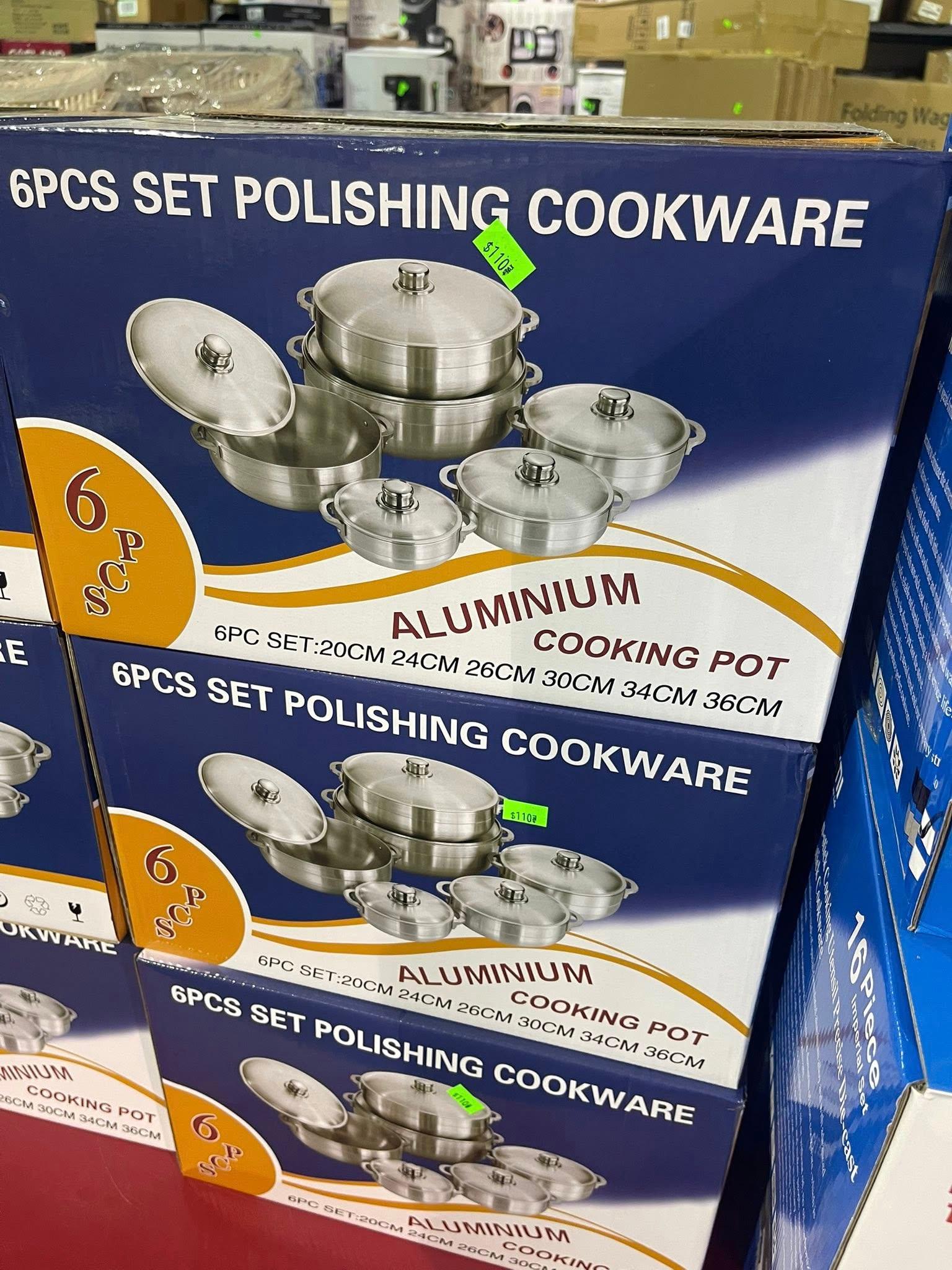 6‑Piece Polishing Aluminum Cookware Set - photo 5