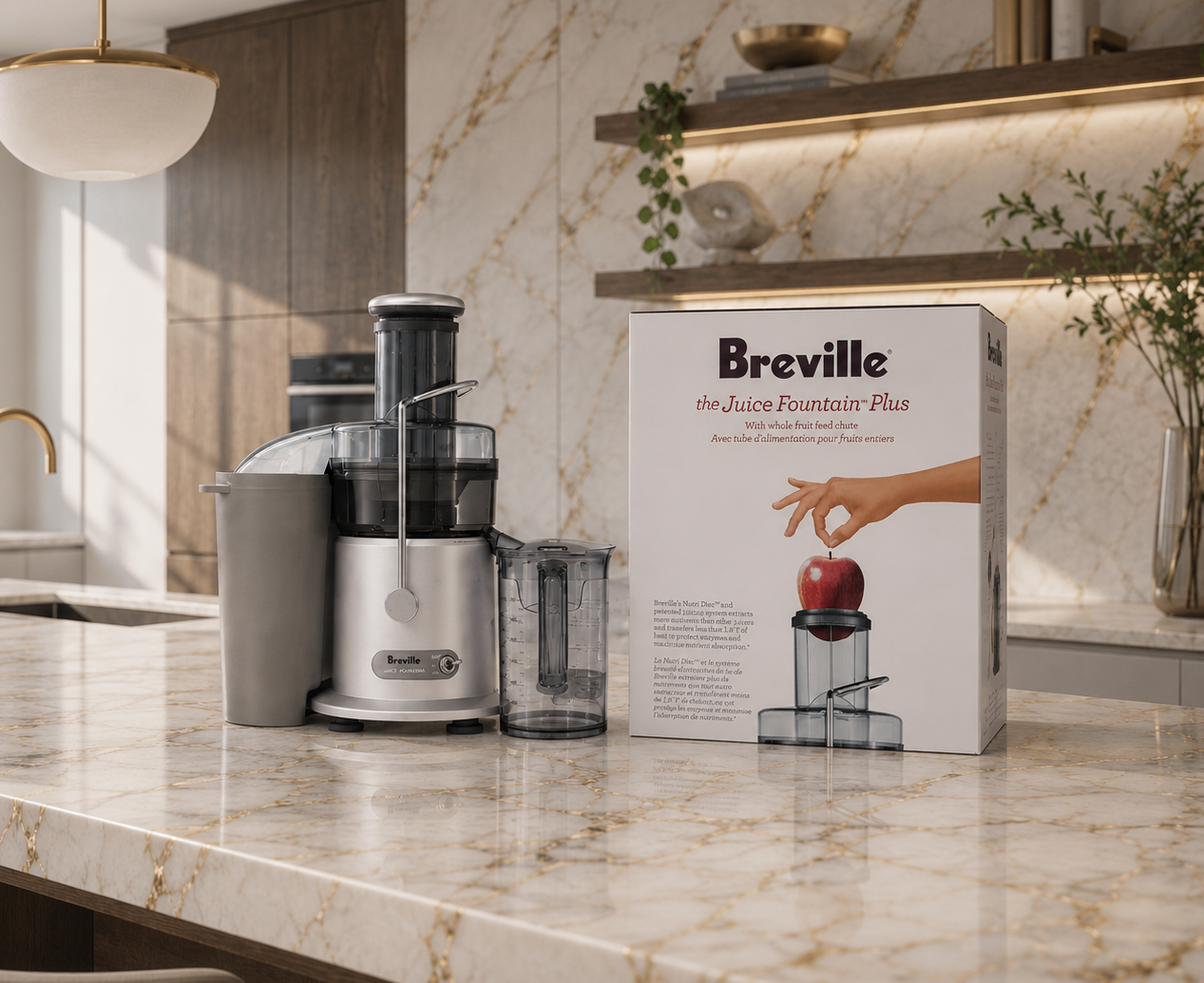 Retail Price $225-SEALED Breville Juice Fountain Plus Juicer