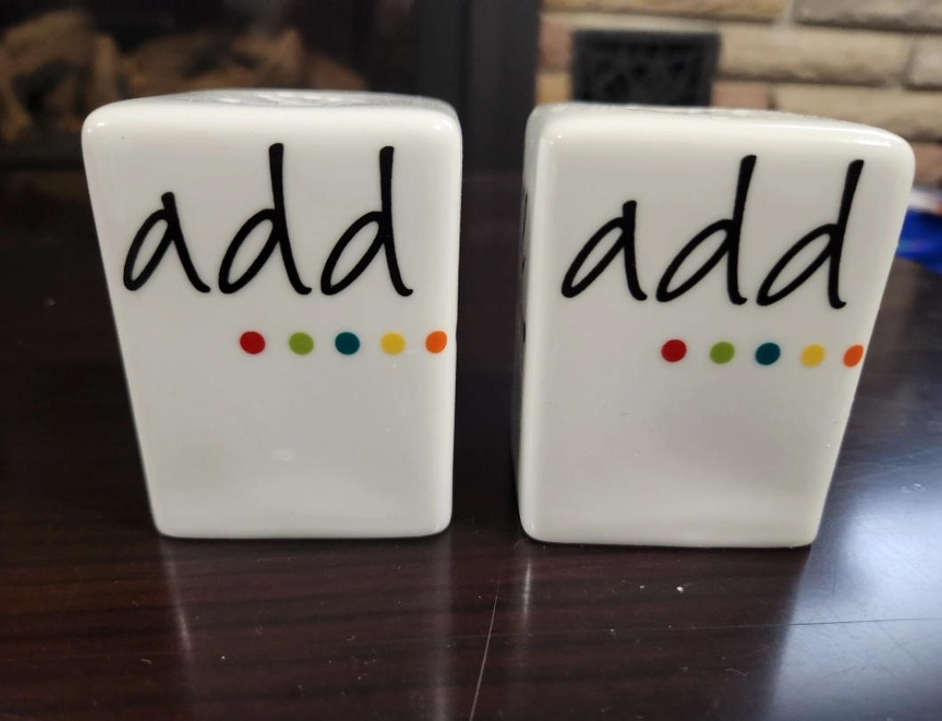 Fitz and Floyd Salt & Pepper Shakers - Add a Little Spice - photo 3