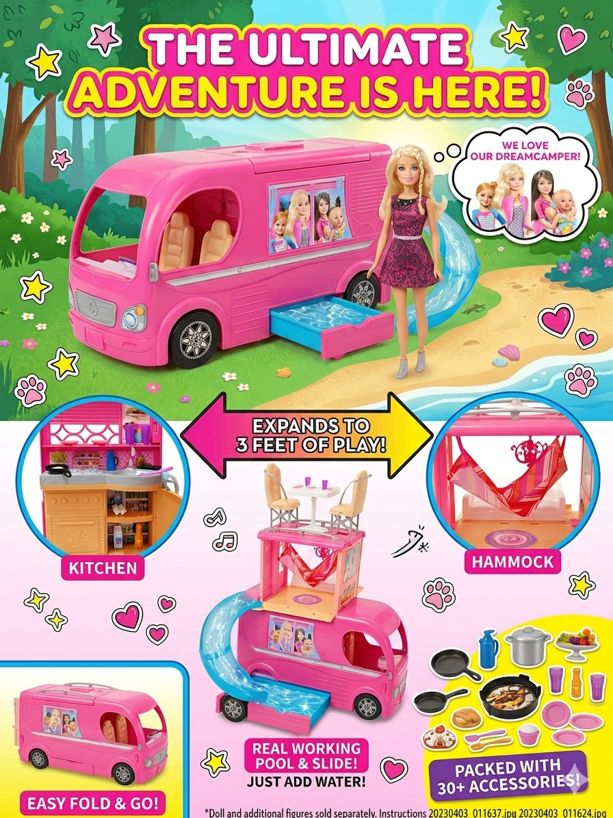 Barbie van