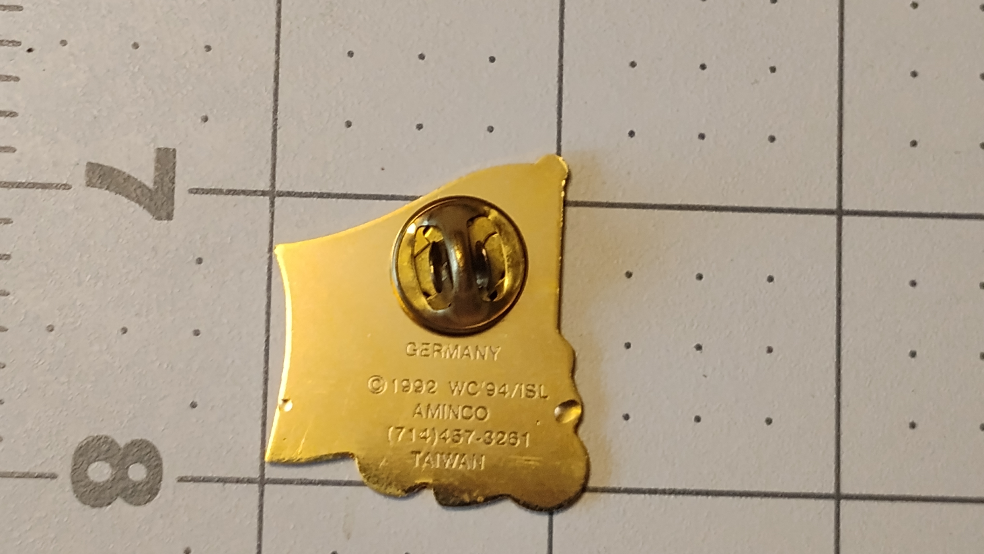 FIFA World Cup USA 1994 Germany Lapel Pin - photo 2