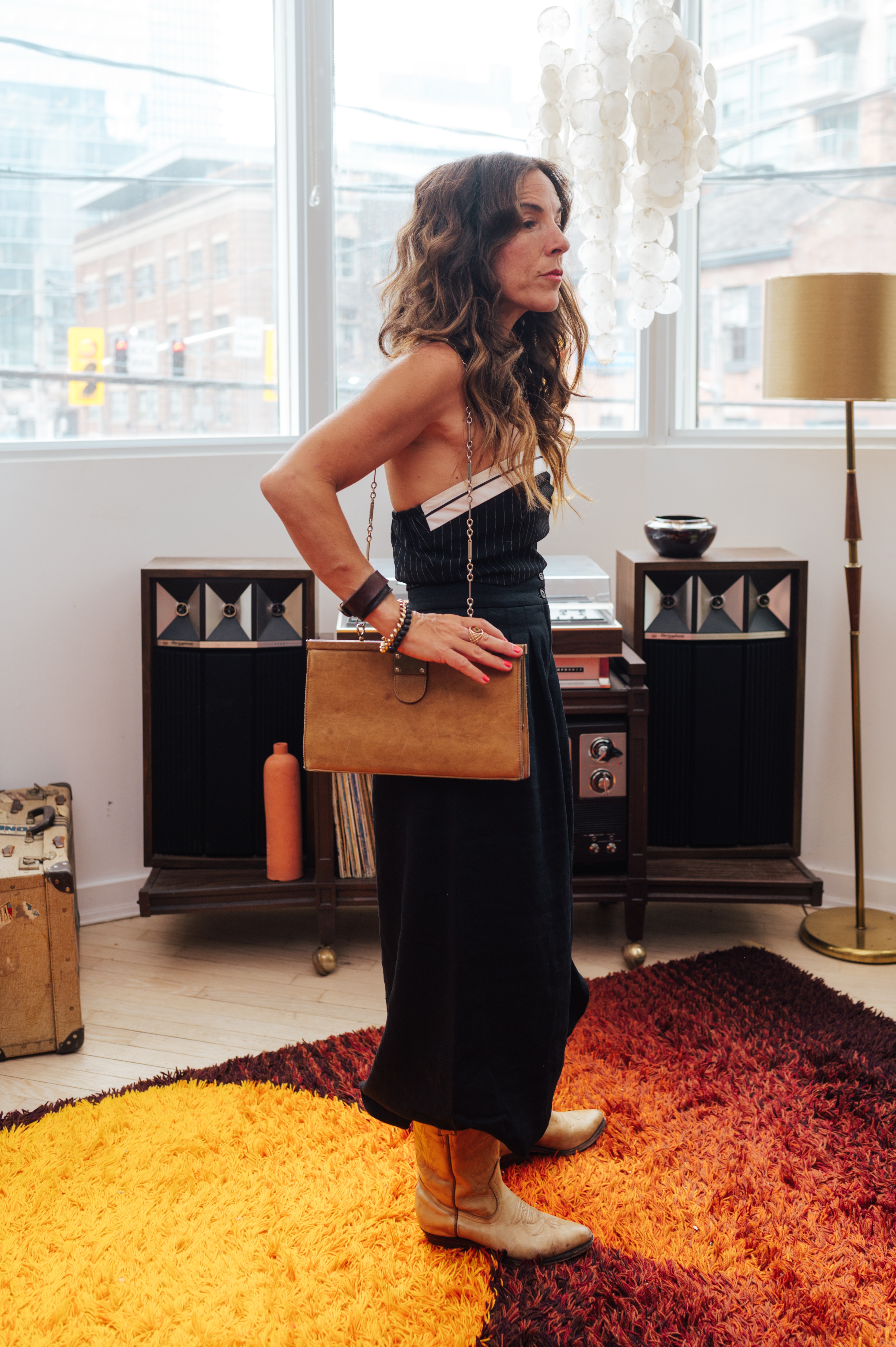 Paris Leather Clutch with Chain Strap - photo 4
