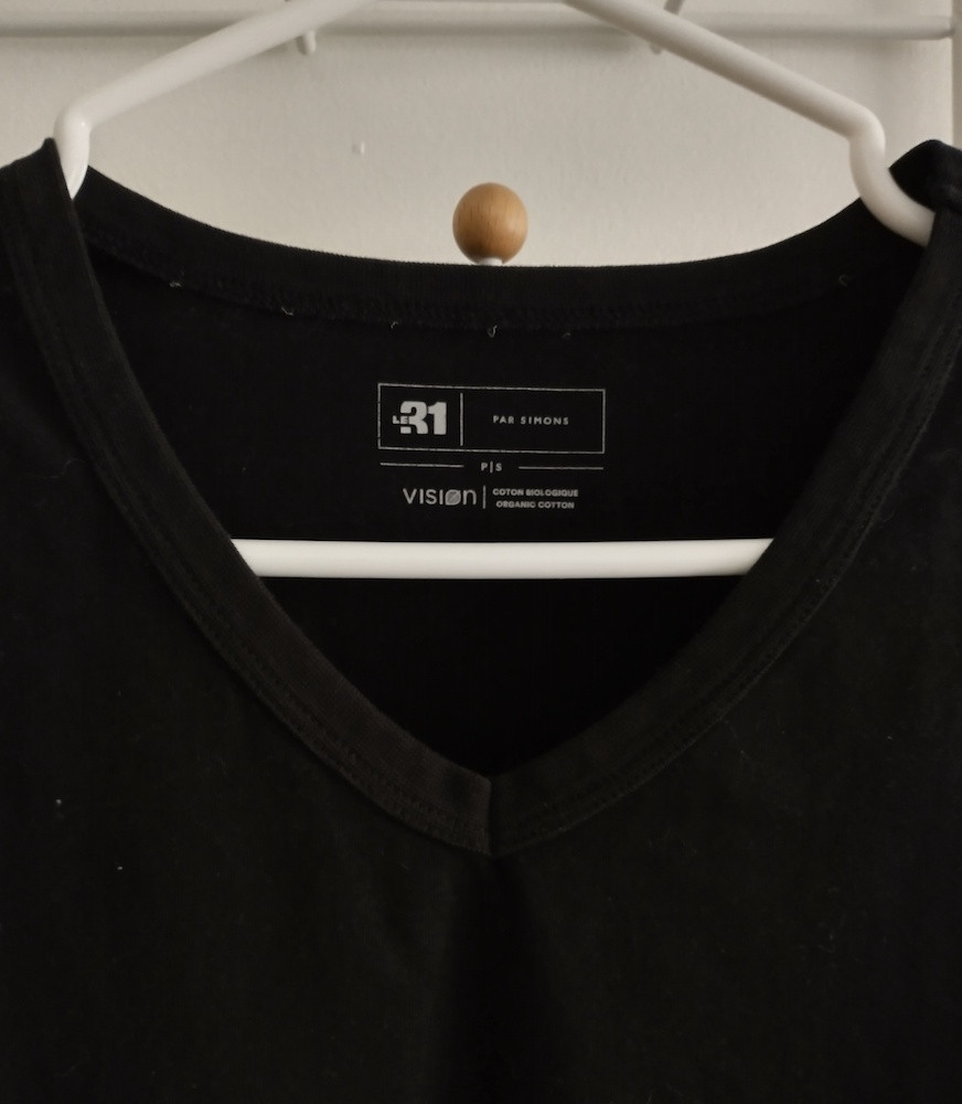 Black Simons V-Neck T-shirt - Unworn - photo 2