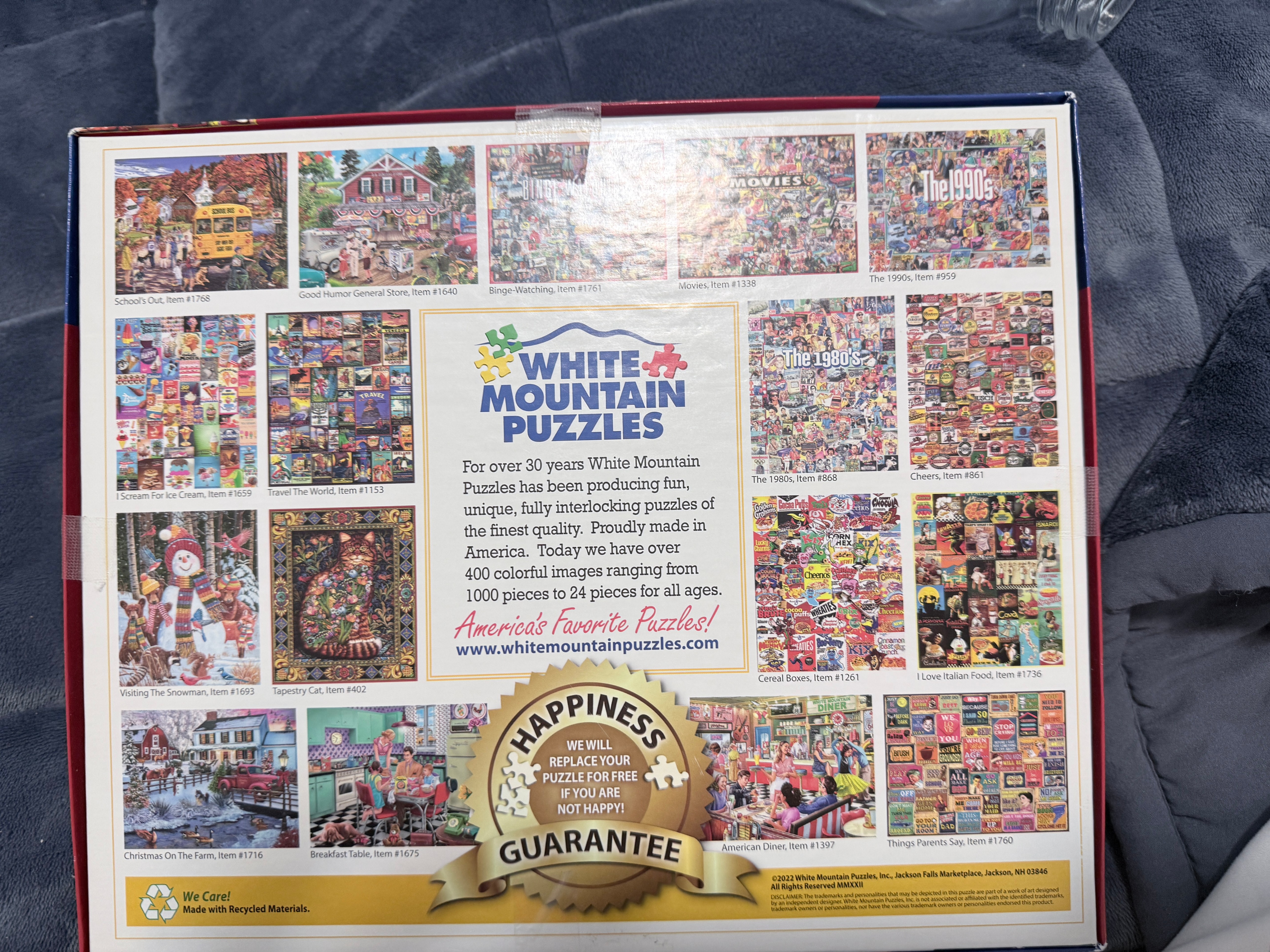 White Mountain Retro 500 Piece Puzzle - photo 2