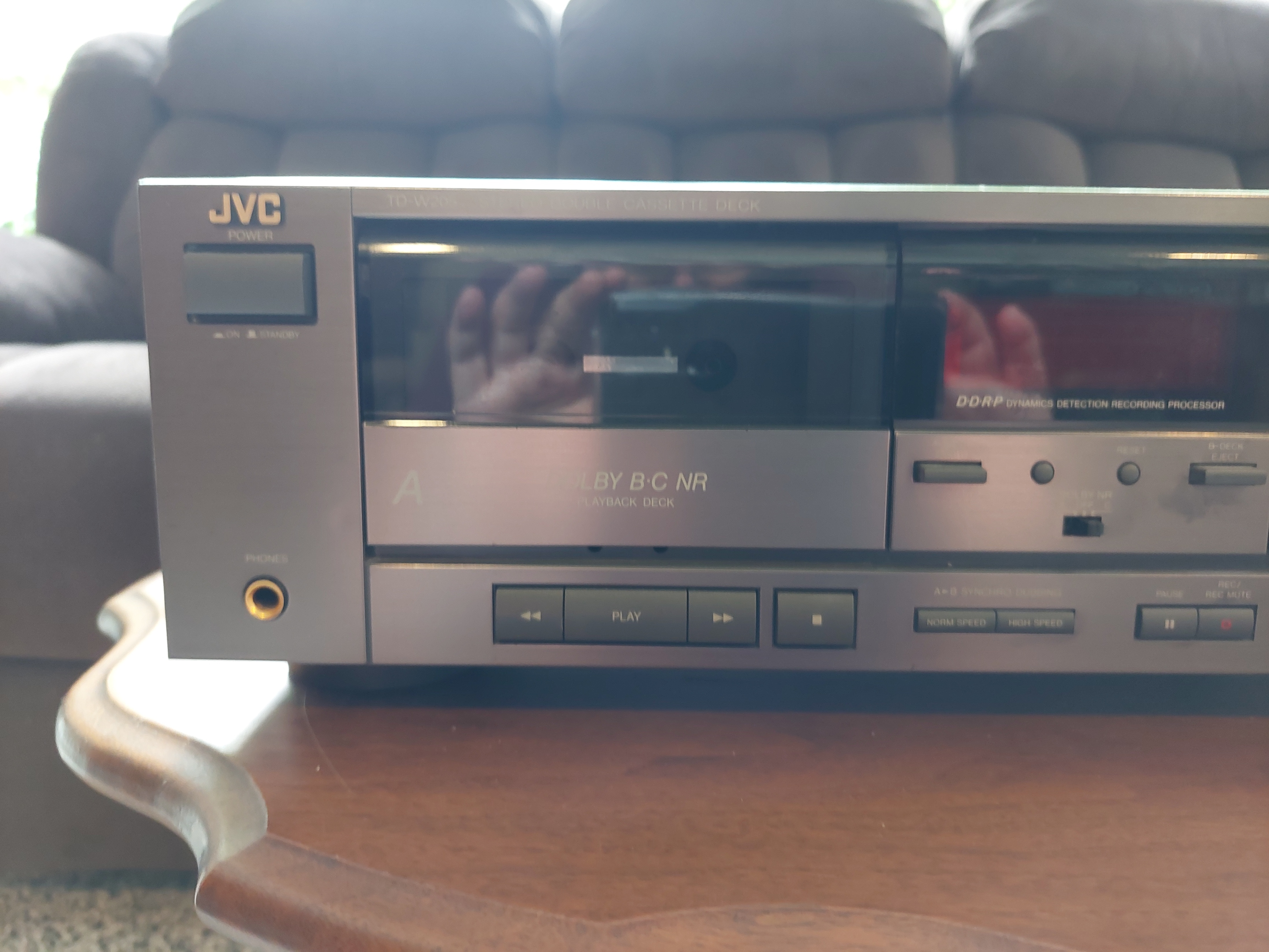 JVC TD-W205 Stereo Double Cassette Deck - photo 2