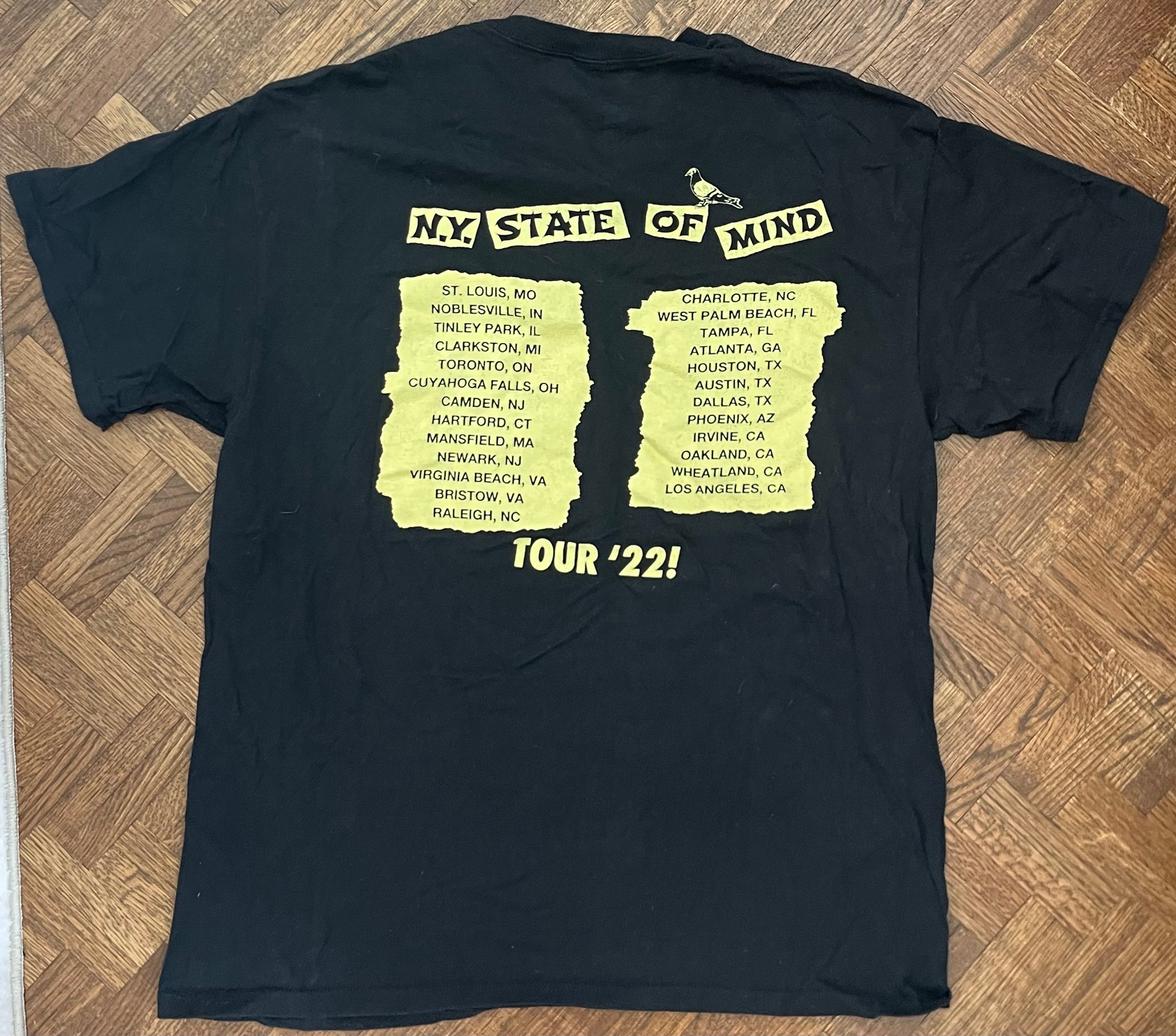 Wu-Tang Clan & Nas '22 Tour Shirt - Concert Merch (Size L) - photo 2