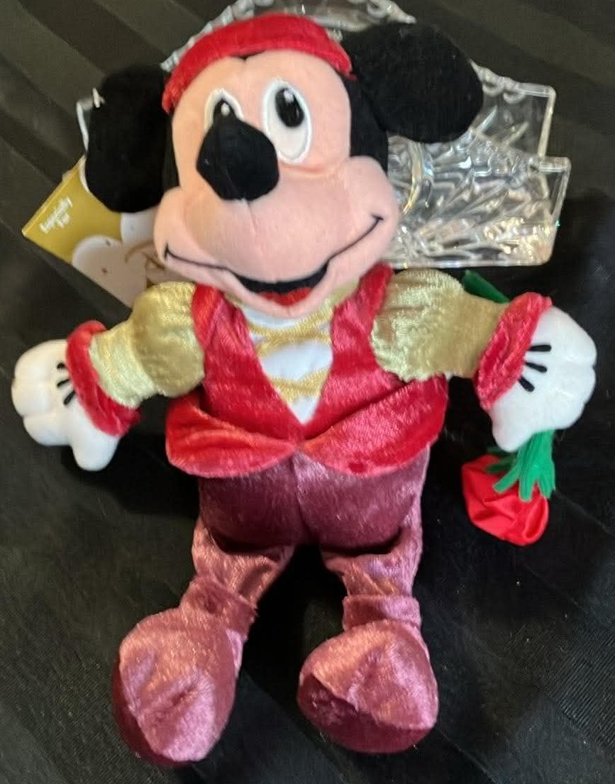 Disney Store Mini Bean Bag Mickey Mouse Romeo - 8 Inches