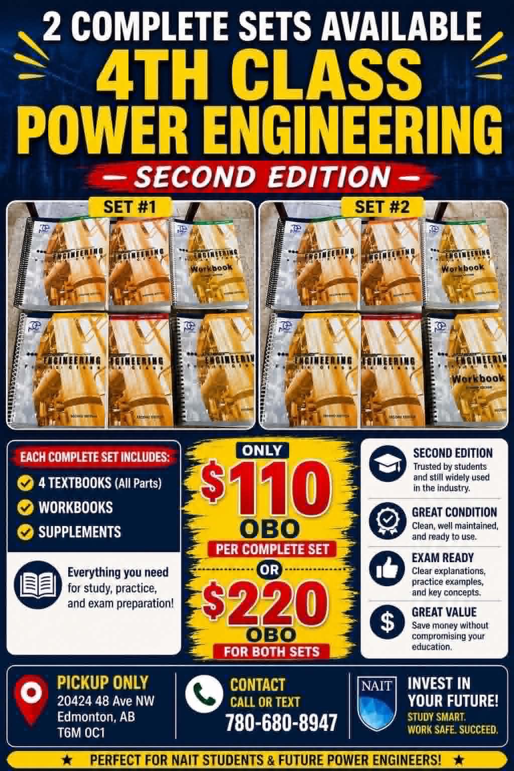 4th Class Power Engineering Books (2nd Edition) Complete Set