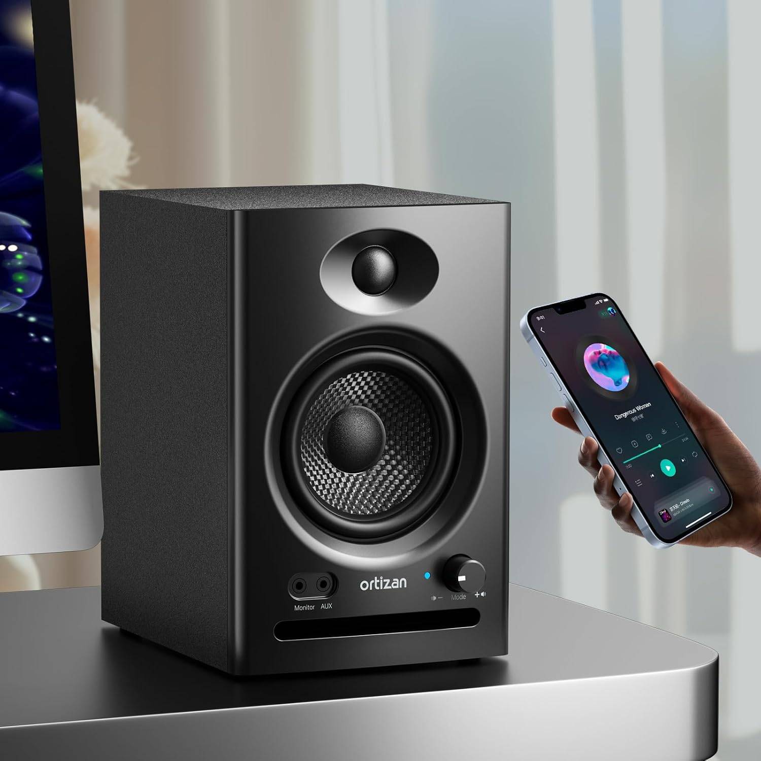 Ortizan C7 Active Studio Monitor Speakers Bluetooth 5.3 – New - photo 3