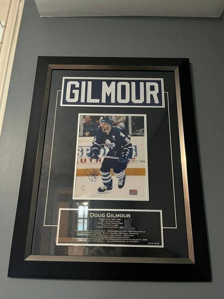 Doug Gilmour Signed Framed Photo LIMITED EDITION - photo 3