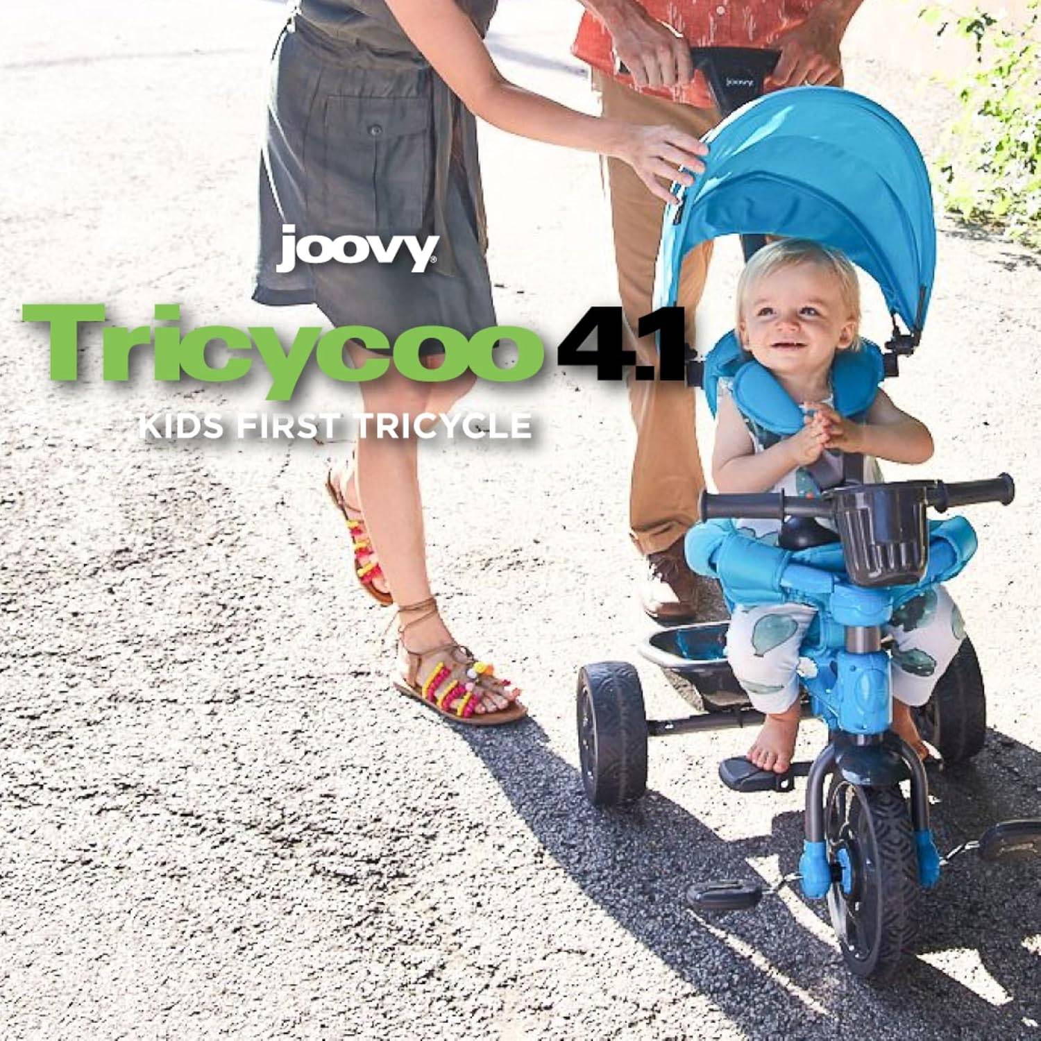 Joovy Tricycoo 4.1 Premium Toddler Tricycle - Blue - photo 4