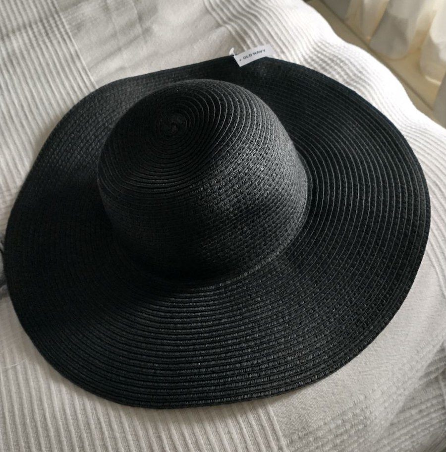 Woven Straw Wide Brim Hat - New