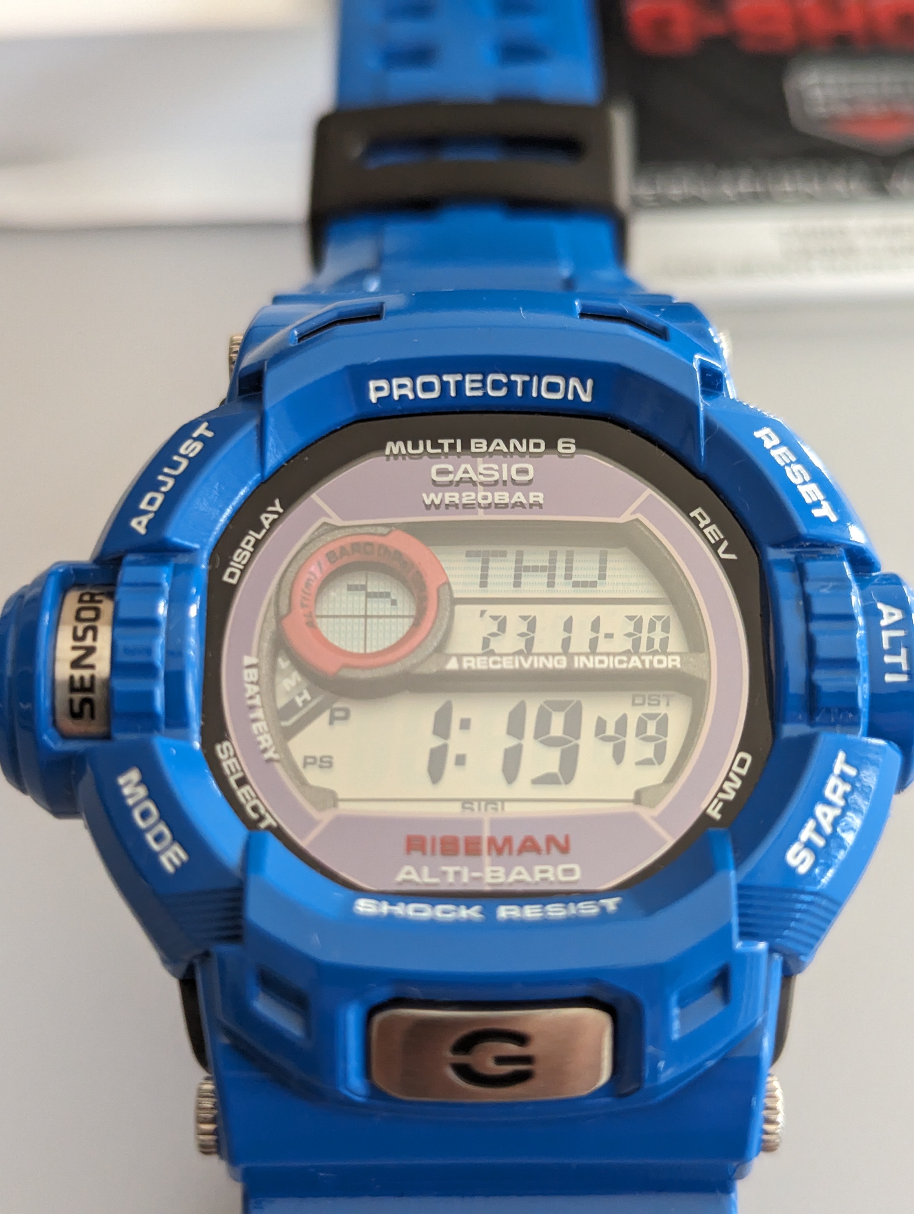 New Blue G-Shock GW-9200 Riseman CA$500 - photo 3