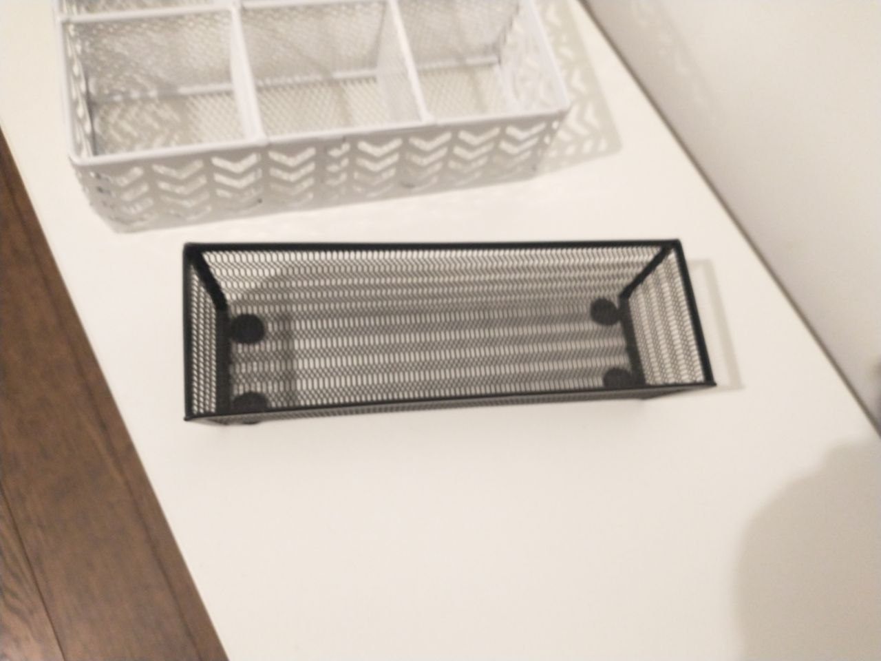 Two Metal Desk Organizers - photo 5