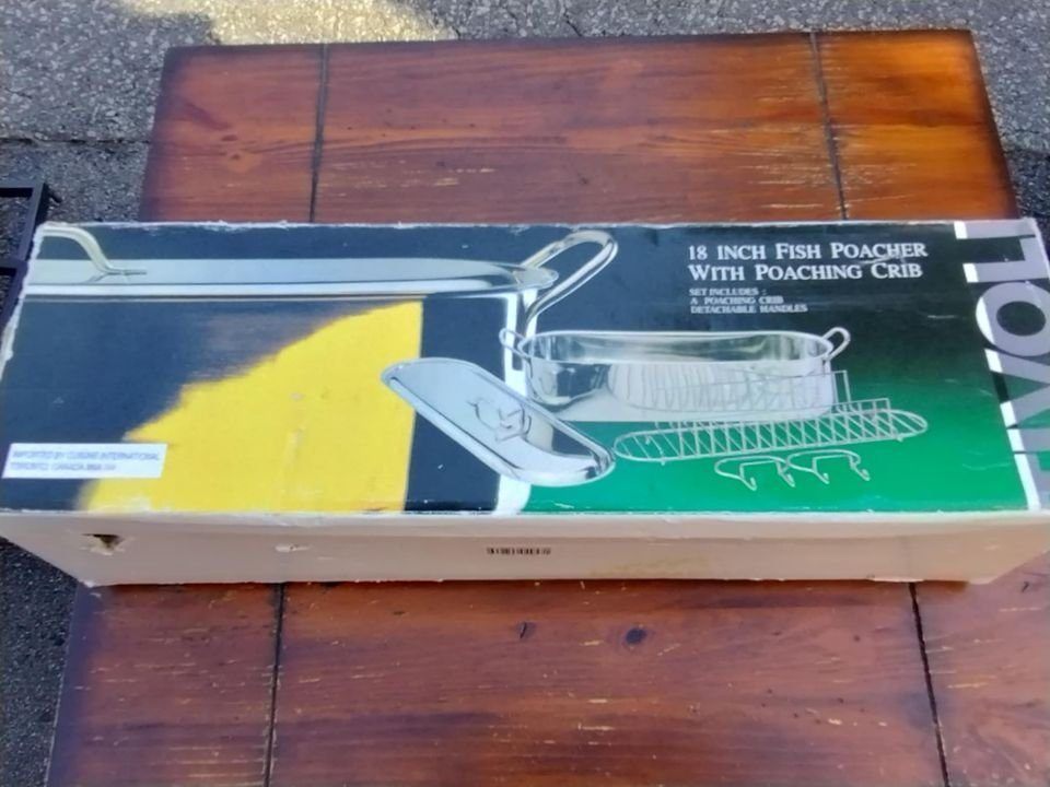 Tivoli 18 inch Fish Poacher with Poaching Crib BNIB - photo 2