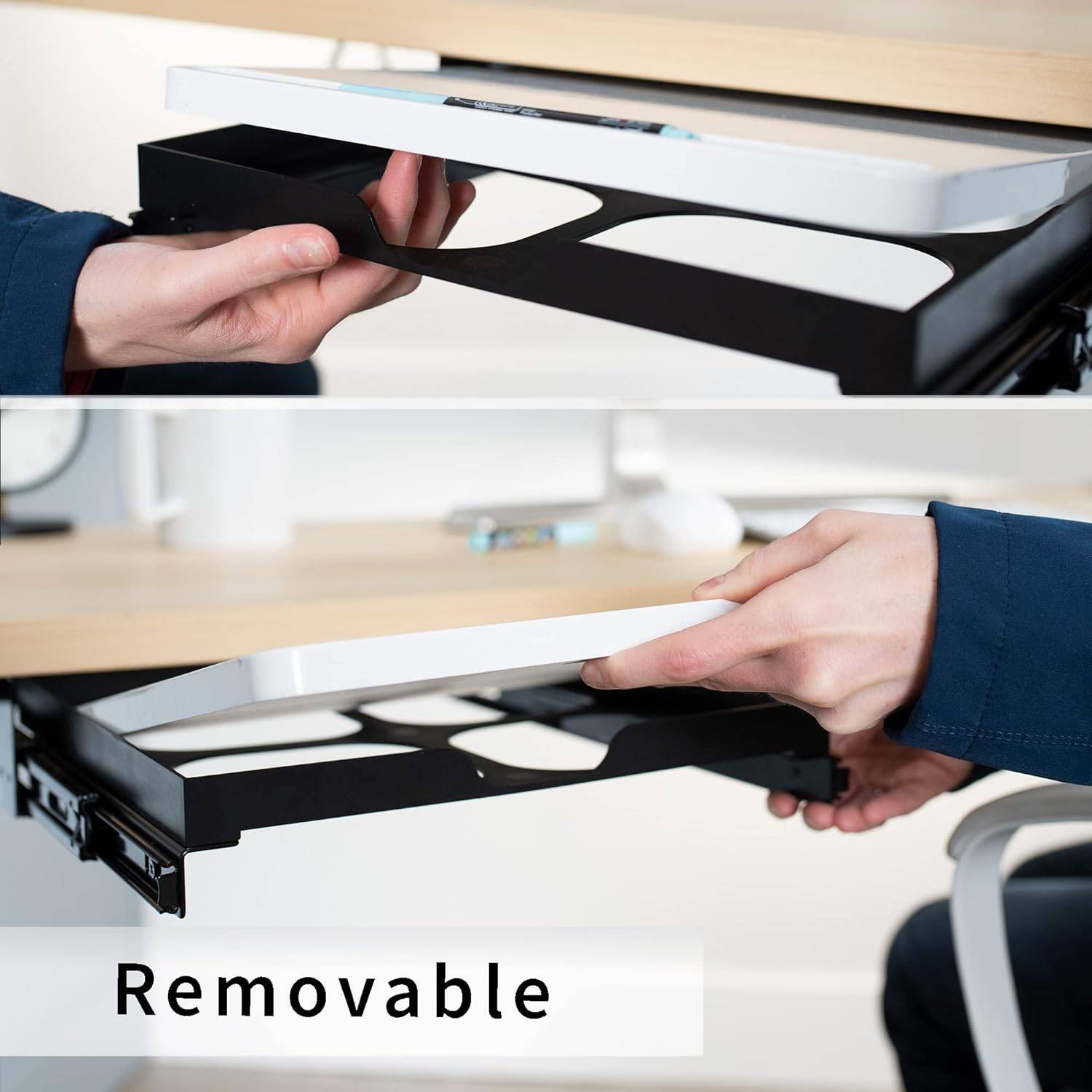 New VIVO Under Desk Sliding 28cm Pull-Out Whiteboard Drawer - photo 5