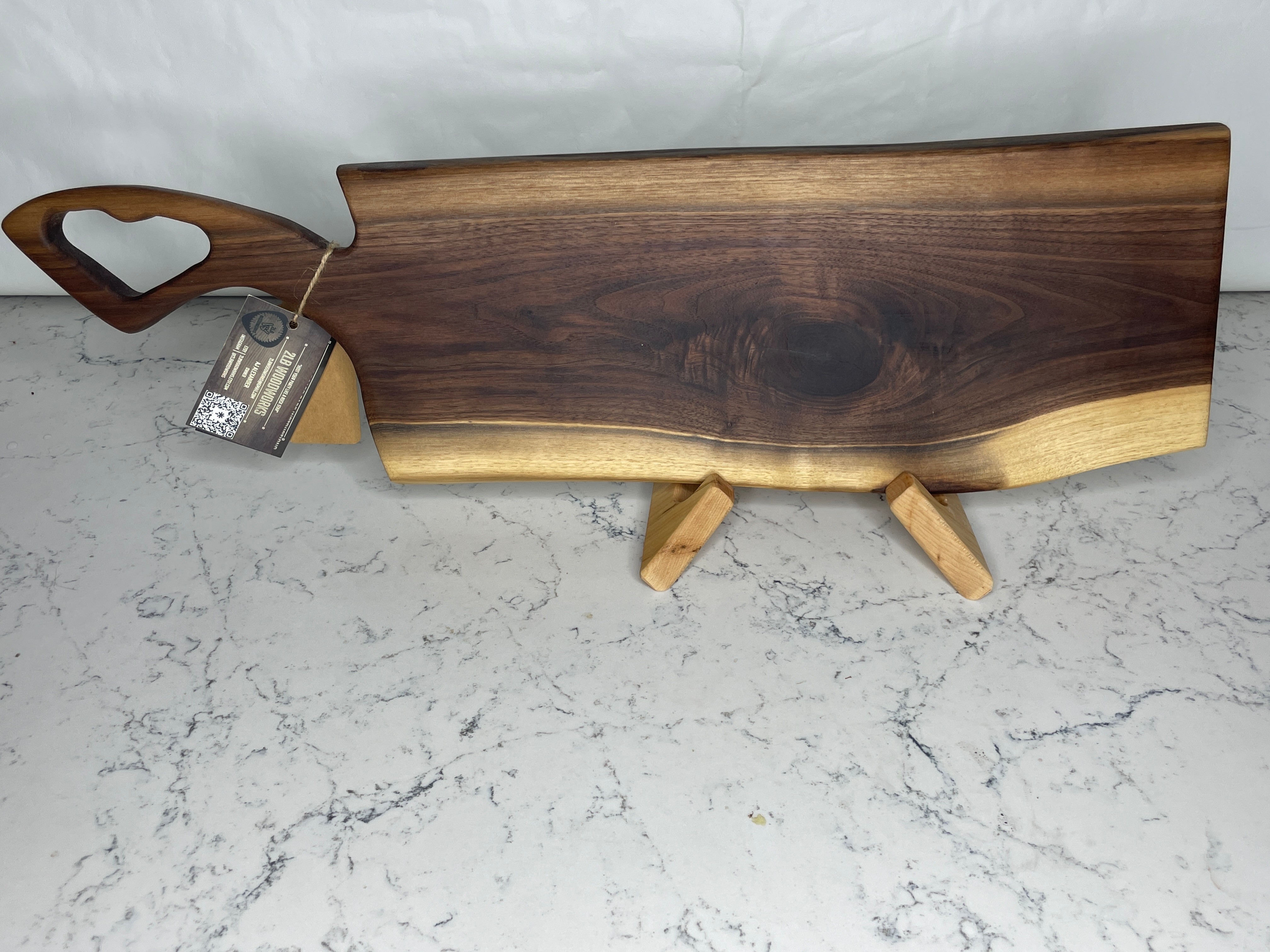 Live Edge Black Walnut Charcuterie Board #1 - photo 2