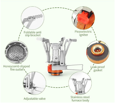 mini folding camping stove with all-season fuel - photo 3