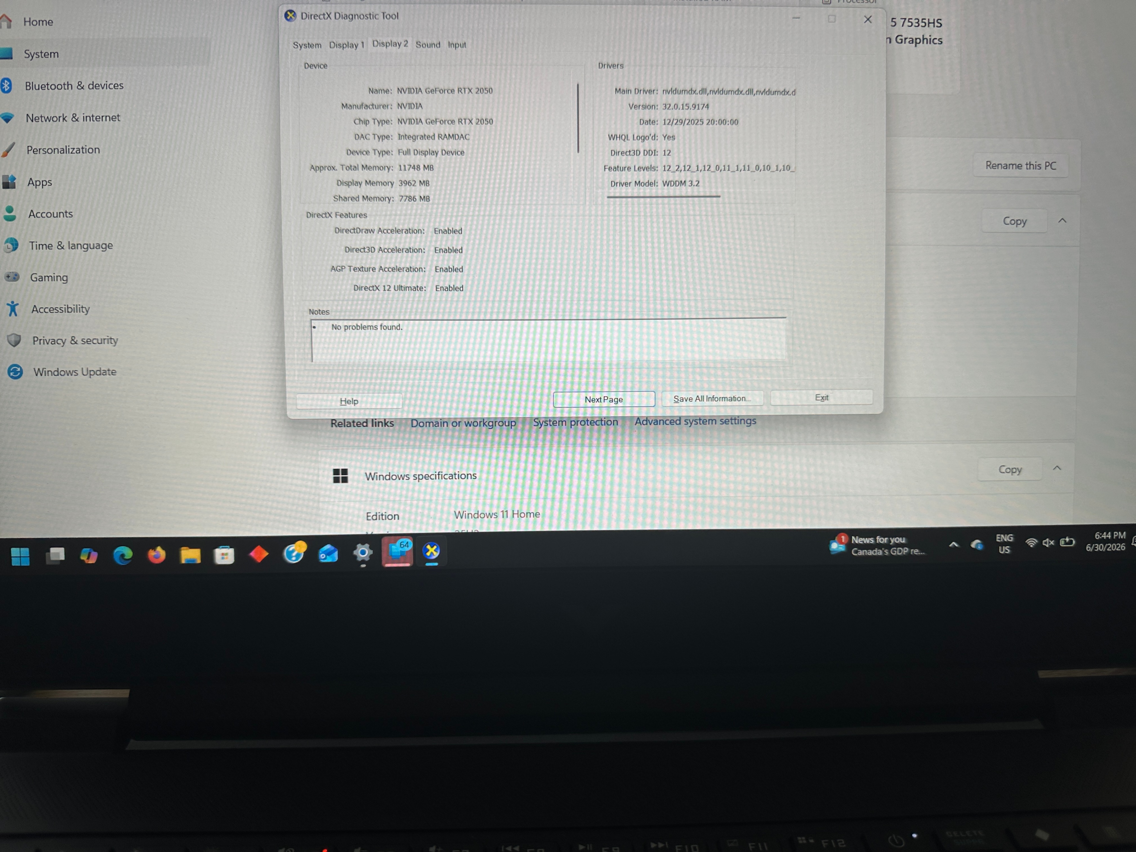 HP Victus 15.6 Gaming Laptop 15-fb1000ca - photo 2