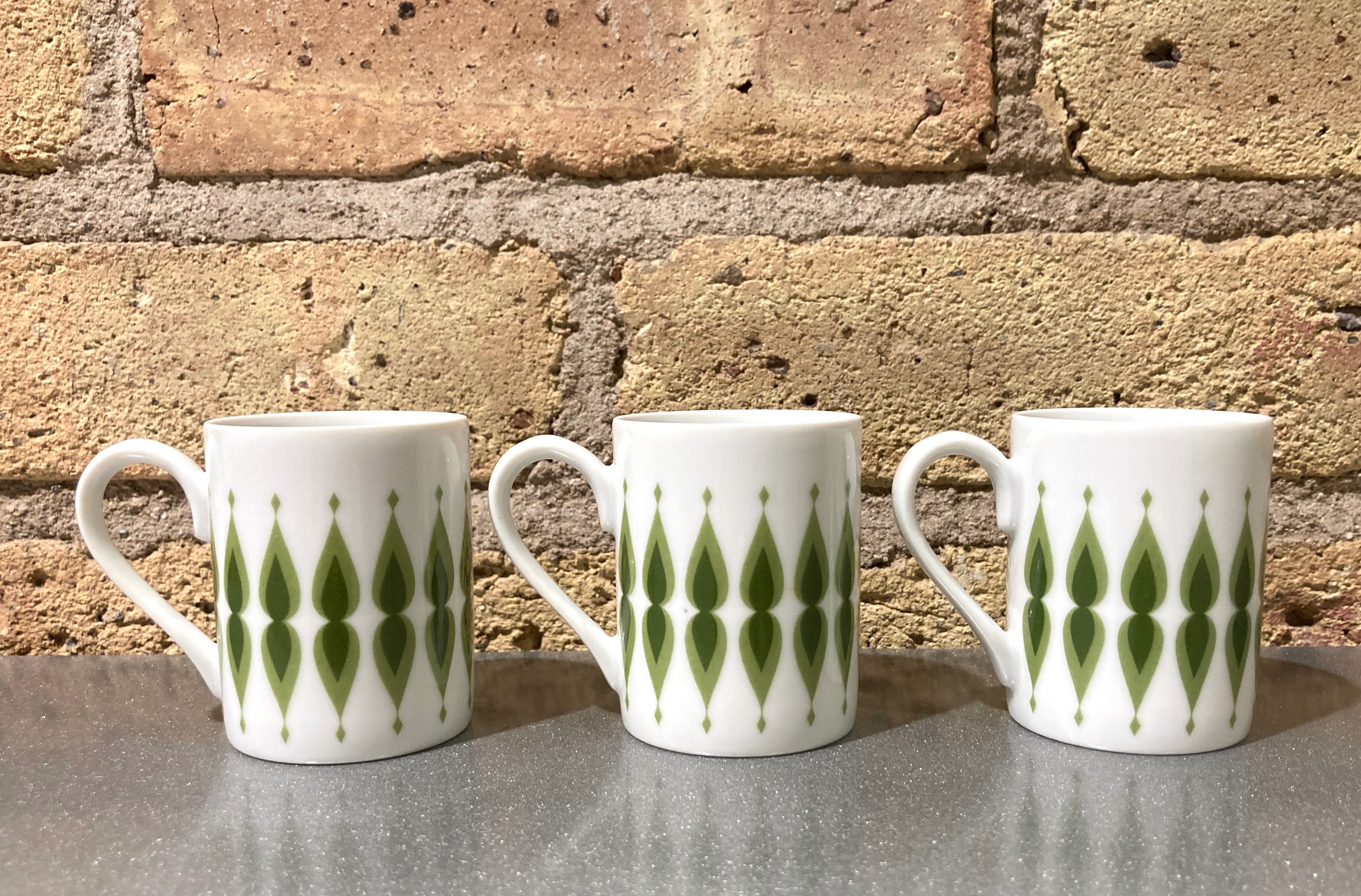 VTG Fine China Japan Expresso Coffee Cups Saucers Retro MCM - photo 5