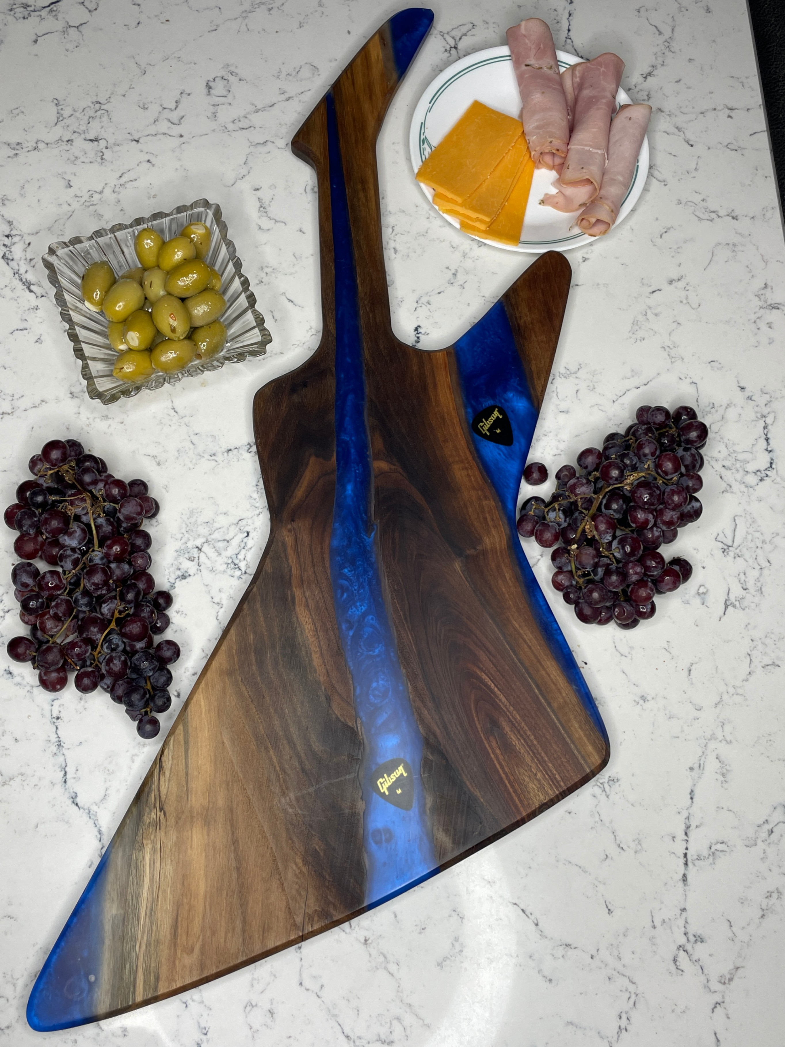 "Guitar"-Erie Board - Gibson Explorer Charcuterie Board #3