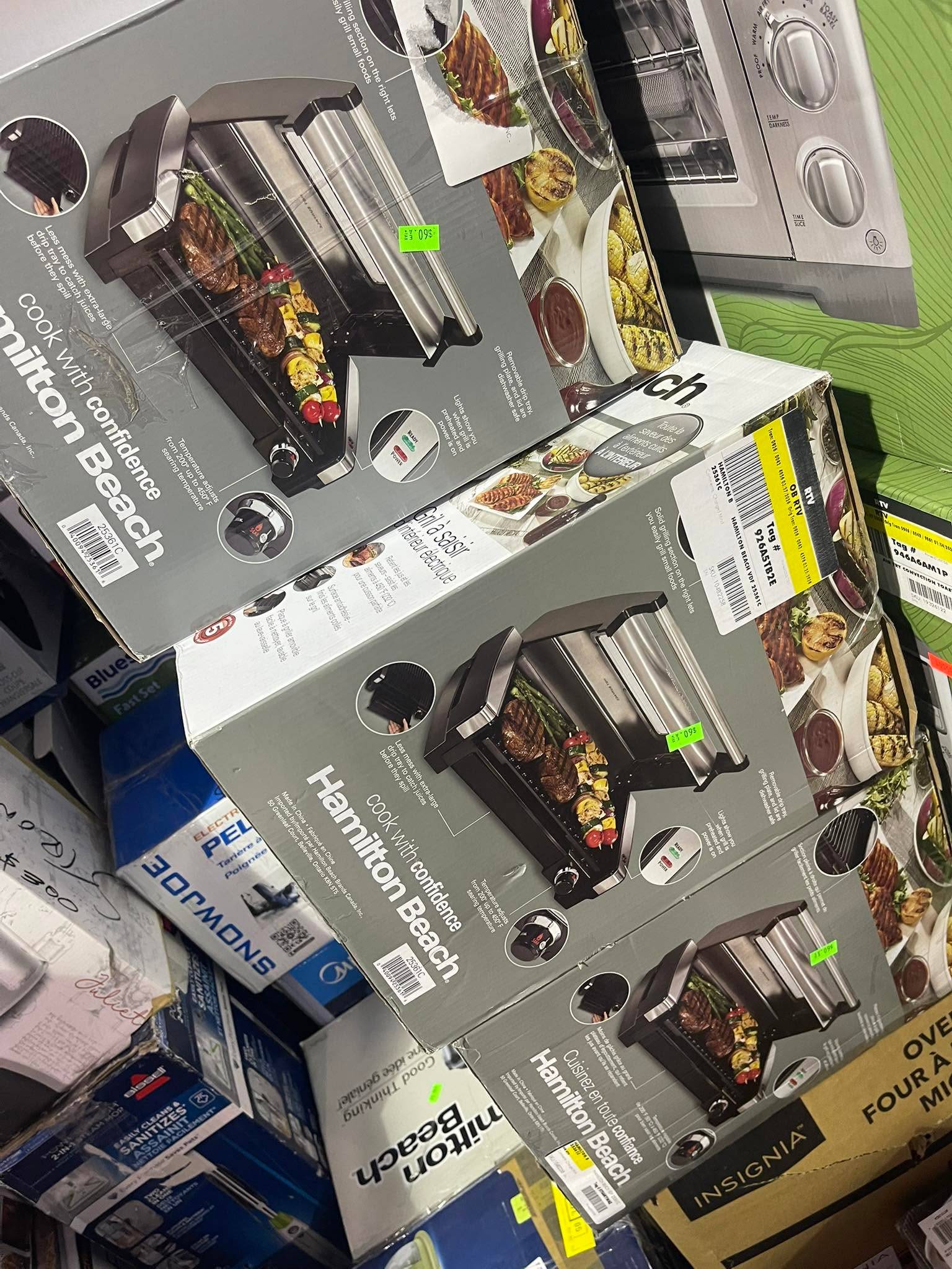 Hamilton Beach Electric Indoor Searing Grill – Stainless Steel - photo 2