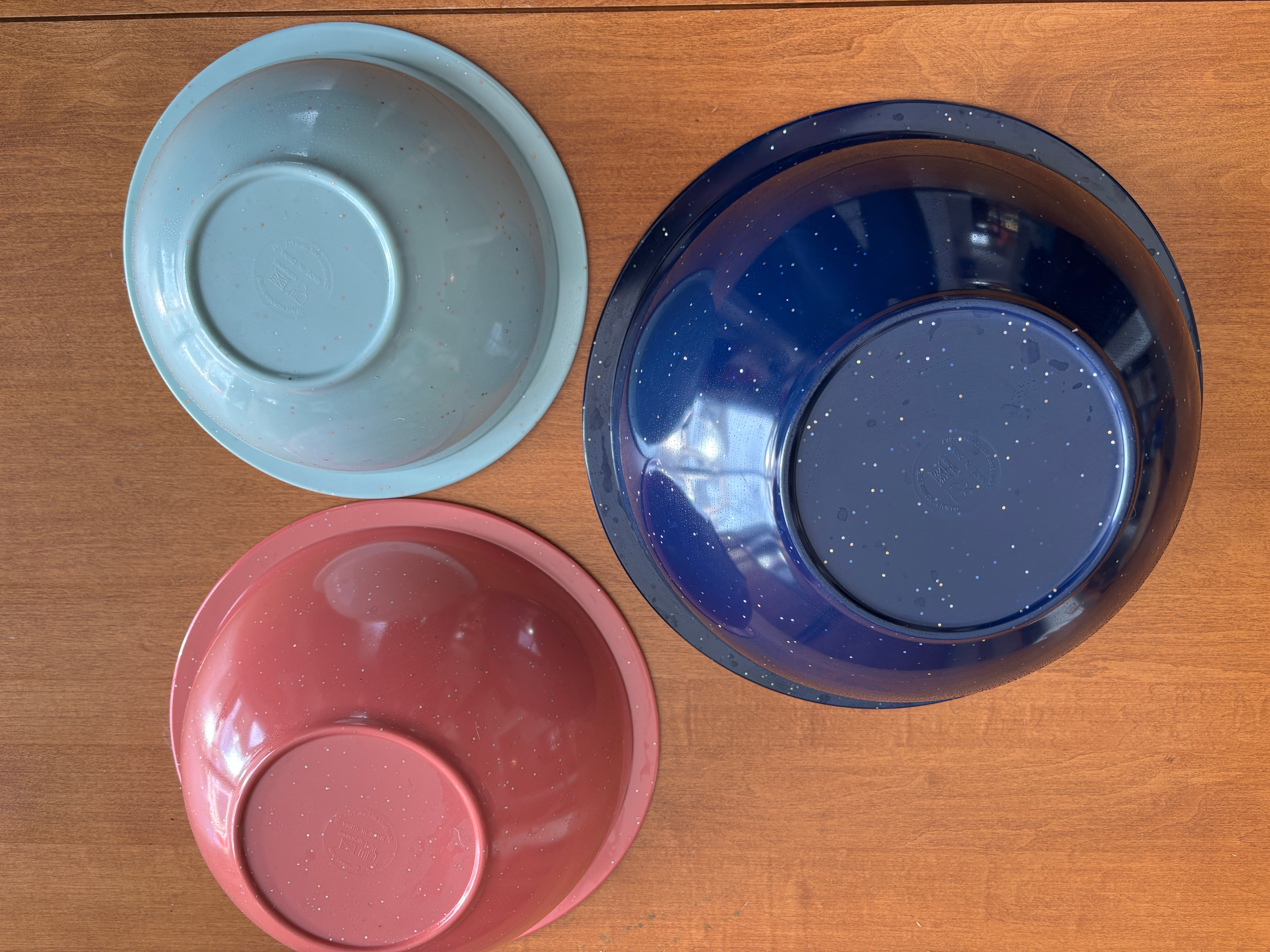 retro vintage melmac-style nesting bowls - photo 3