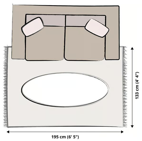 IKEA STOENSE Rug (Low Pile, Off-White) - photo 4
