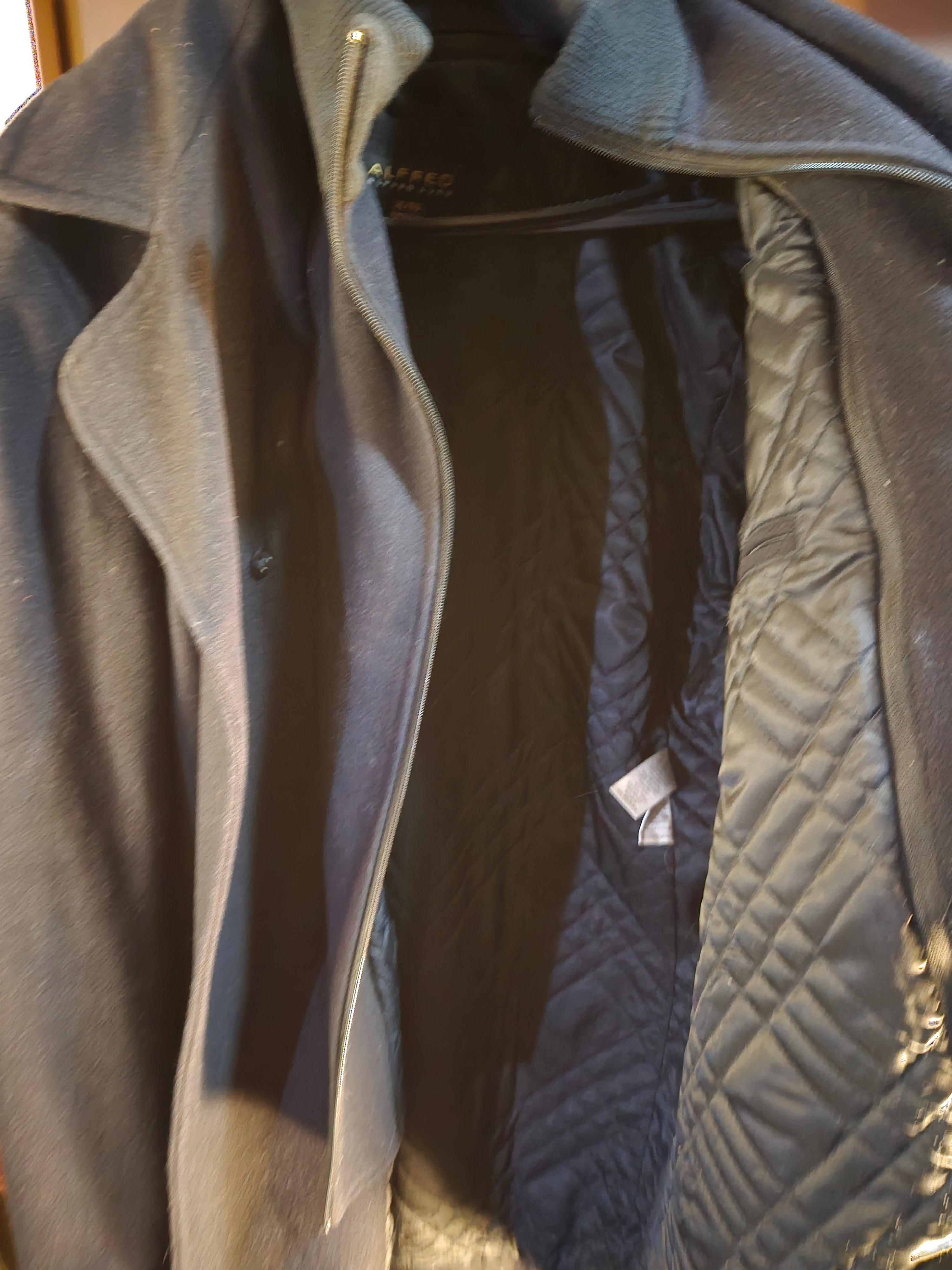 Alfred Sung Wool Blend Peacoat - photo 3