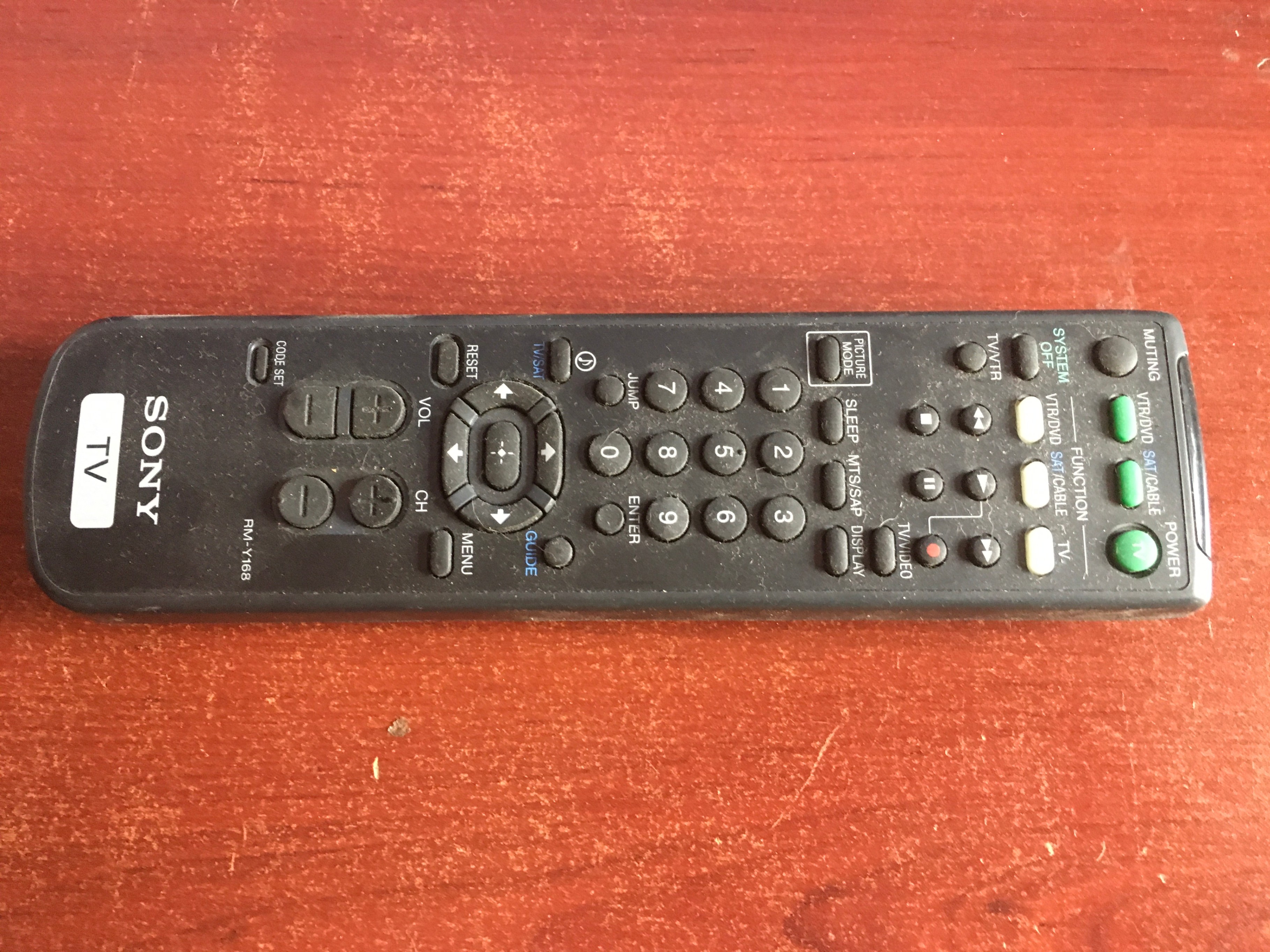 Sony RM-Y168 TV Remote Control
