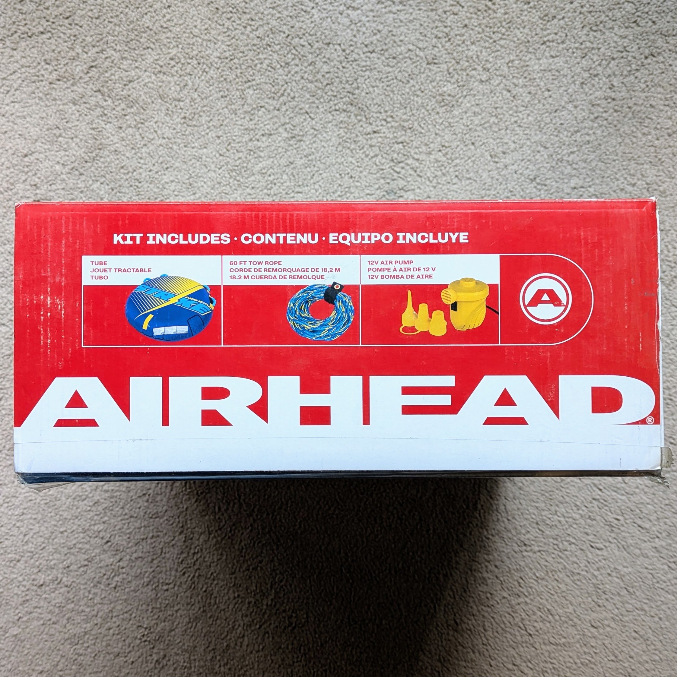Airhead Strike Air-Pump Inflatable Towable Tube - photo 2