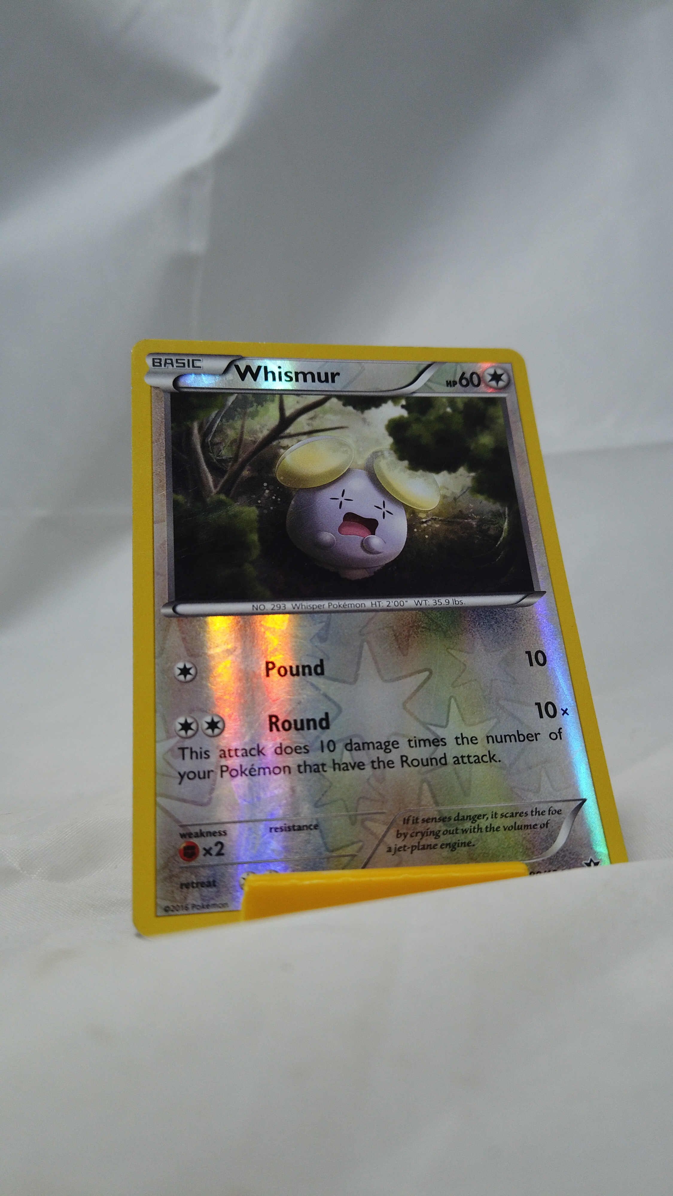 Pokemon Whismur 80/124 Fates Collide Card Common Reverse Holo P