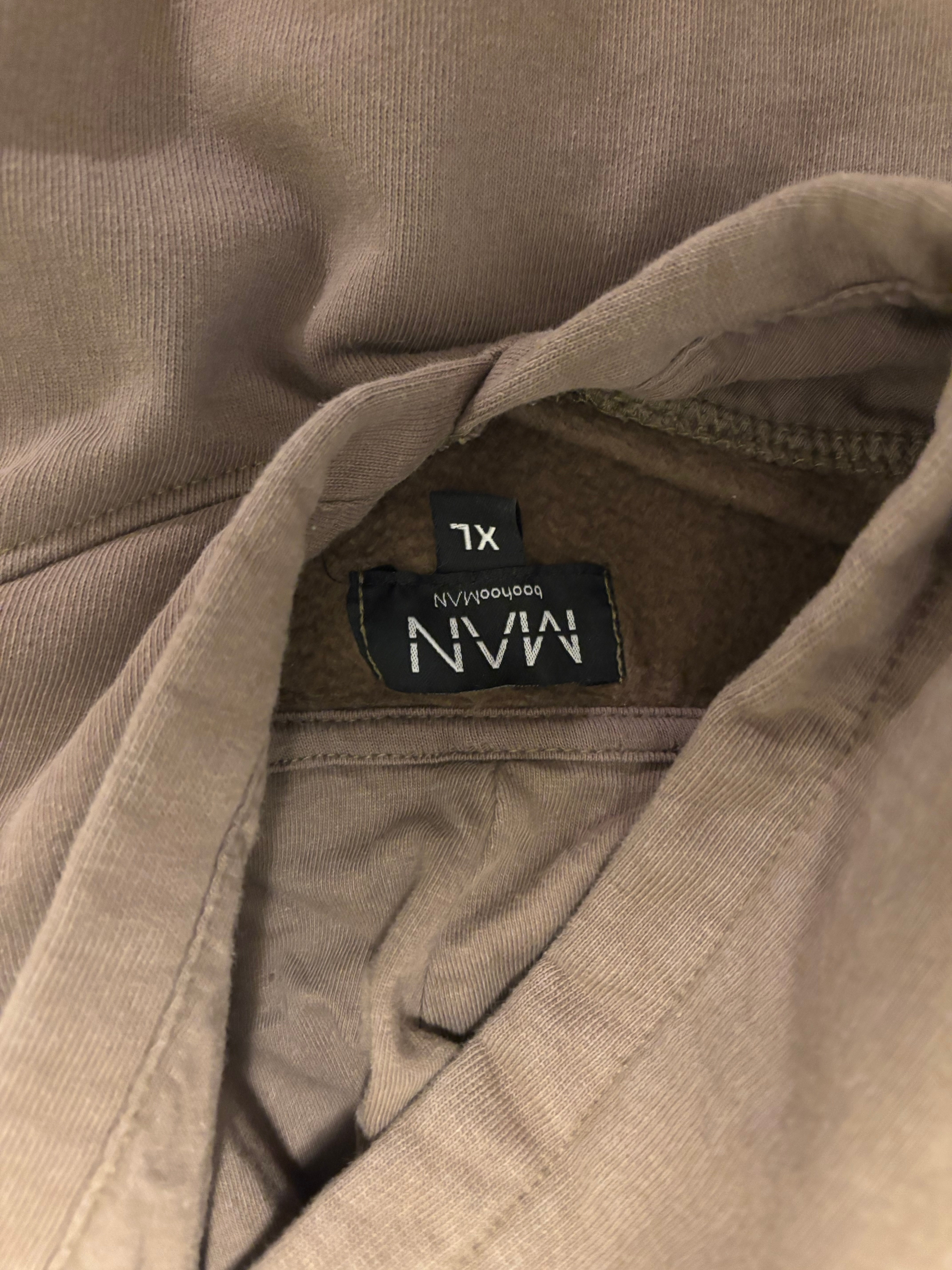 BoohooMAN Hoodie XL Brown - photo 2