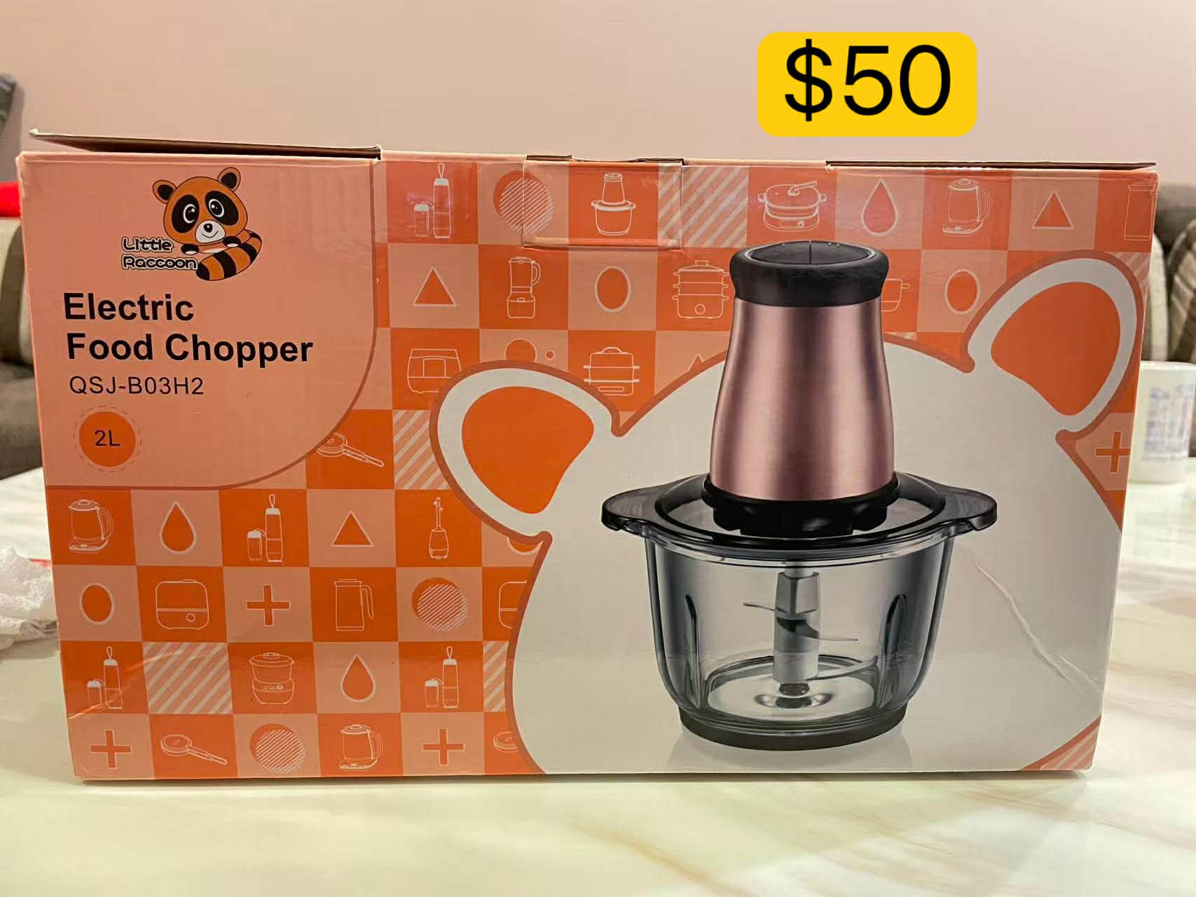 Brand New Electric Food Chopper 2L