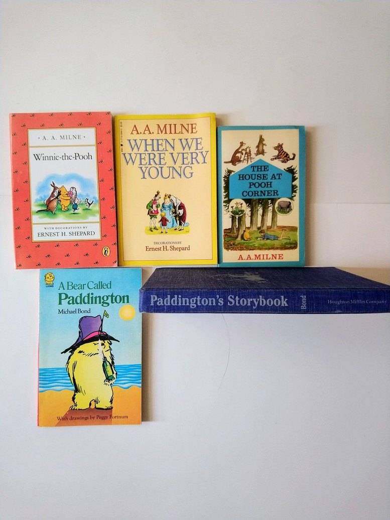 Winnie-the-Pooh & Paddington Bear books!