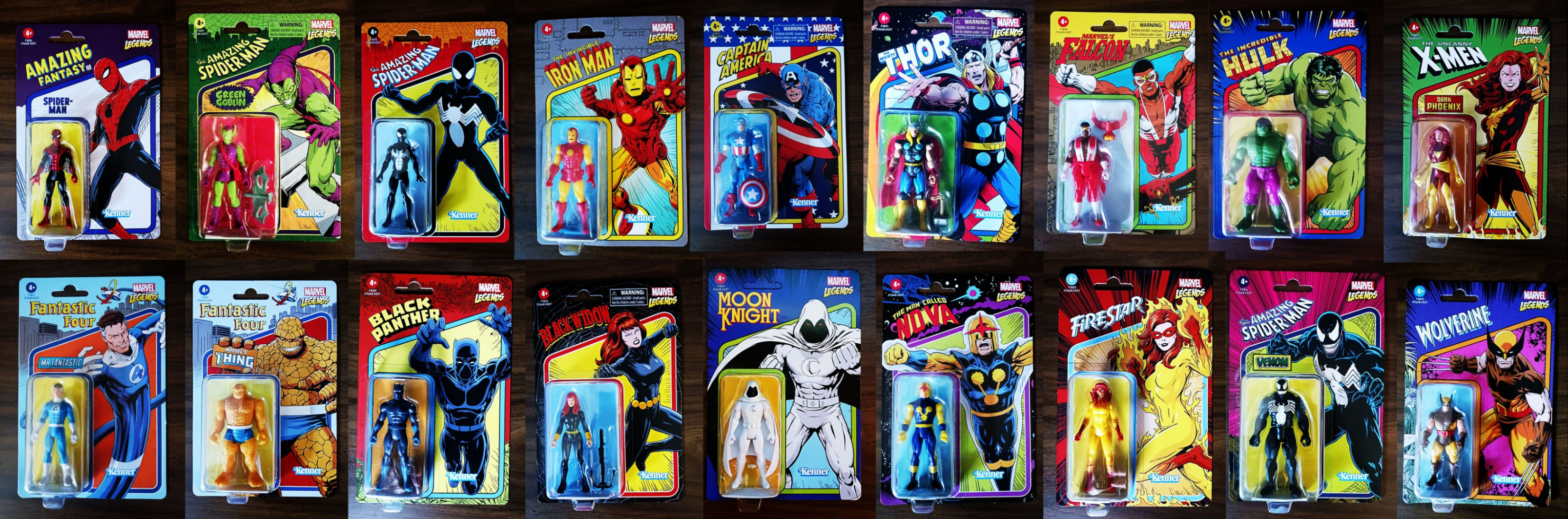 18x Hasbro Marvel Legends Series 3.75 inch figures